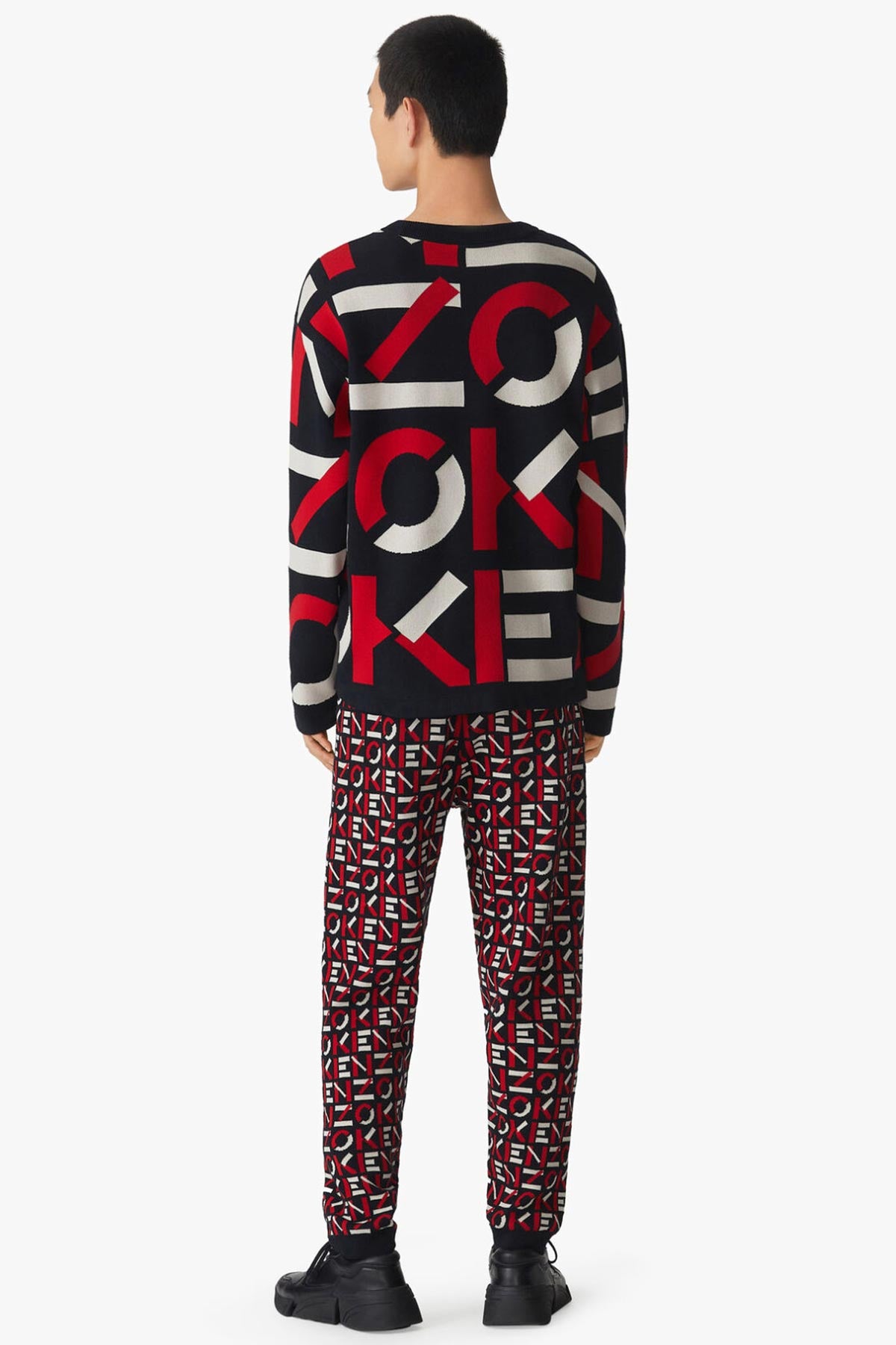 Kenzo Monogram Triko-Libas Trendy Fashion Store