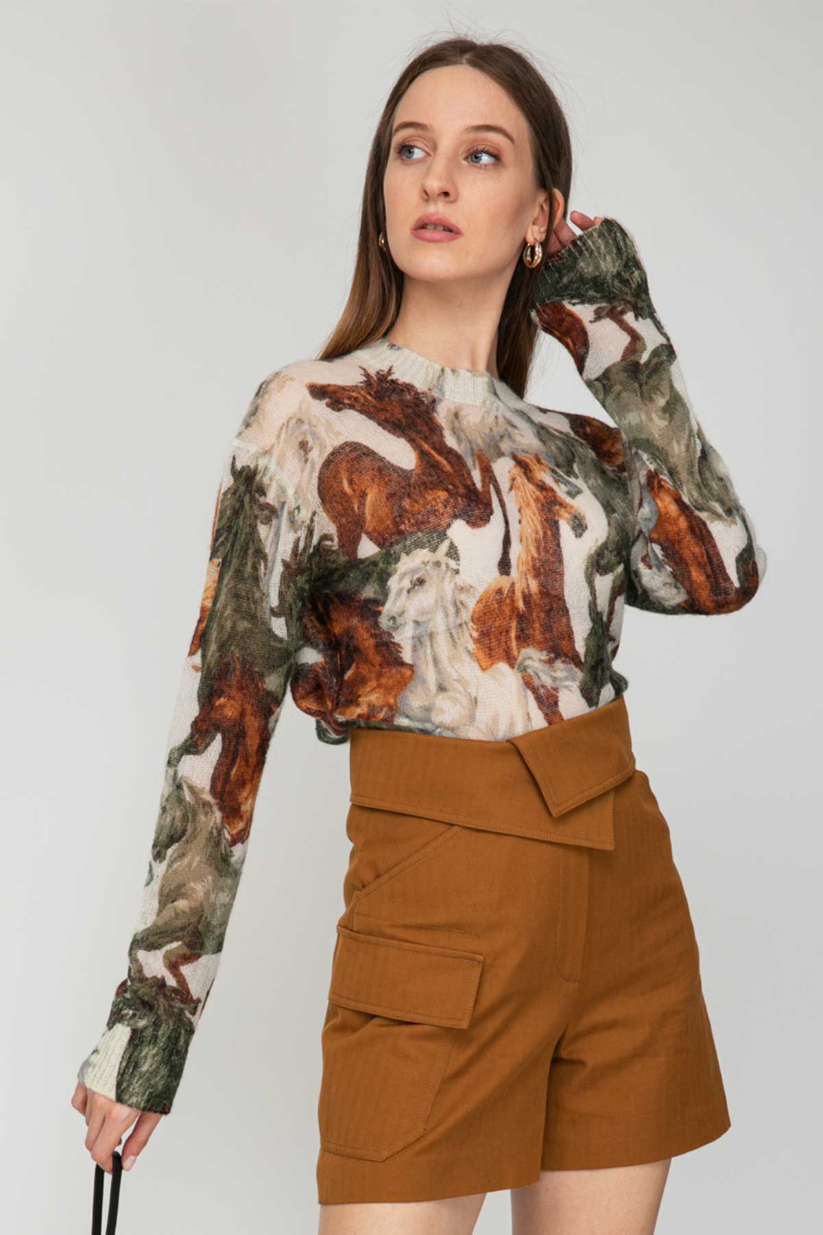 Kenzo Horses Triko-Libas Trendy Fashion Store