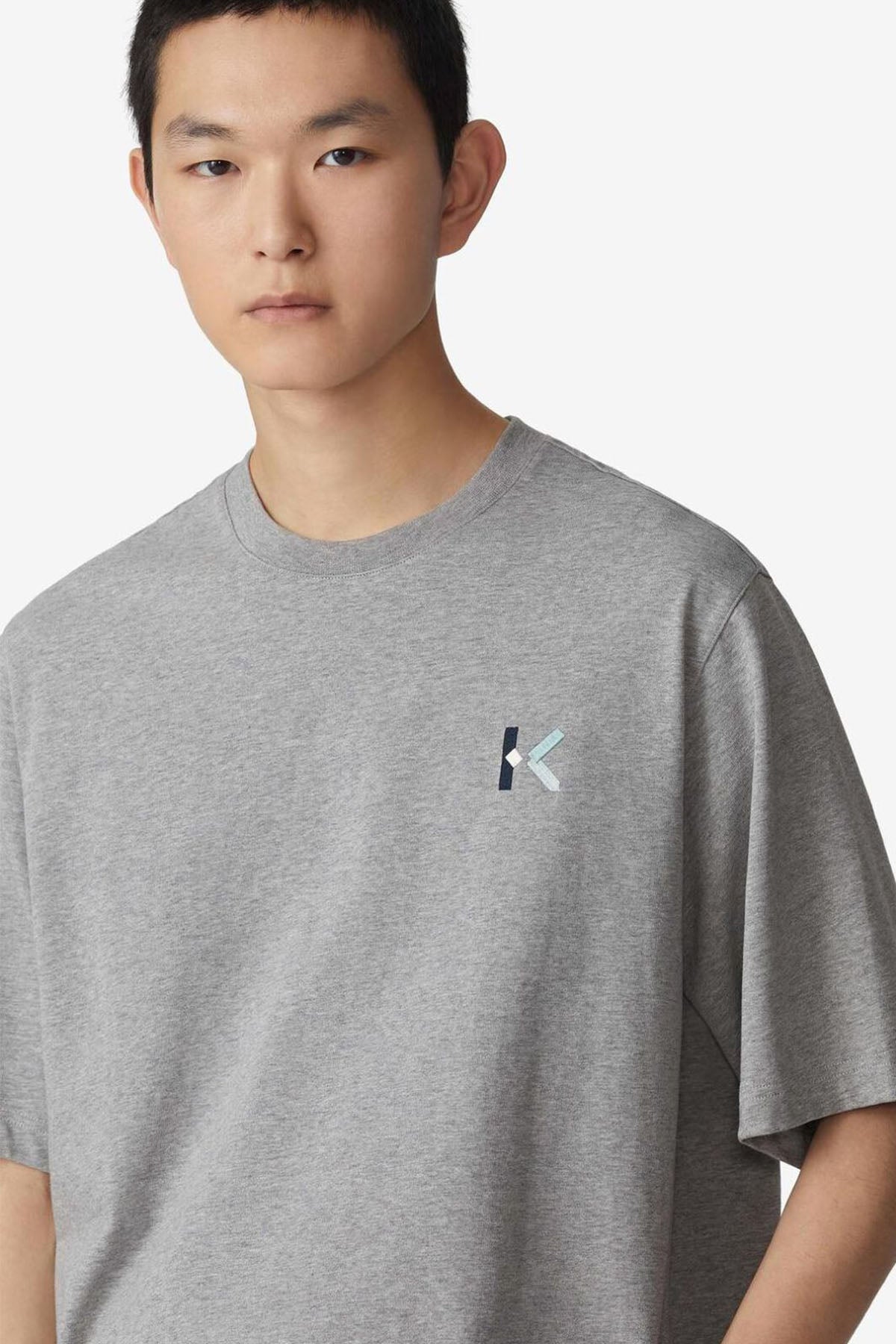 Kenzo Oversize K Logolu T-shirt-Libas Trendy Fashion Store