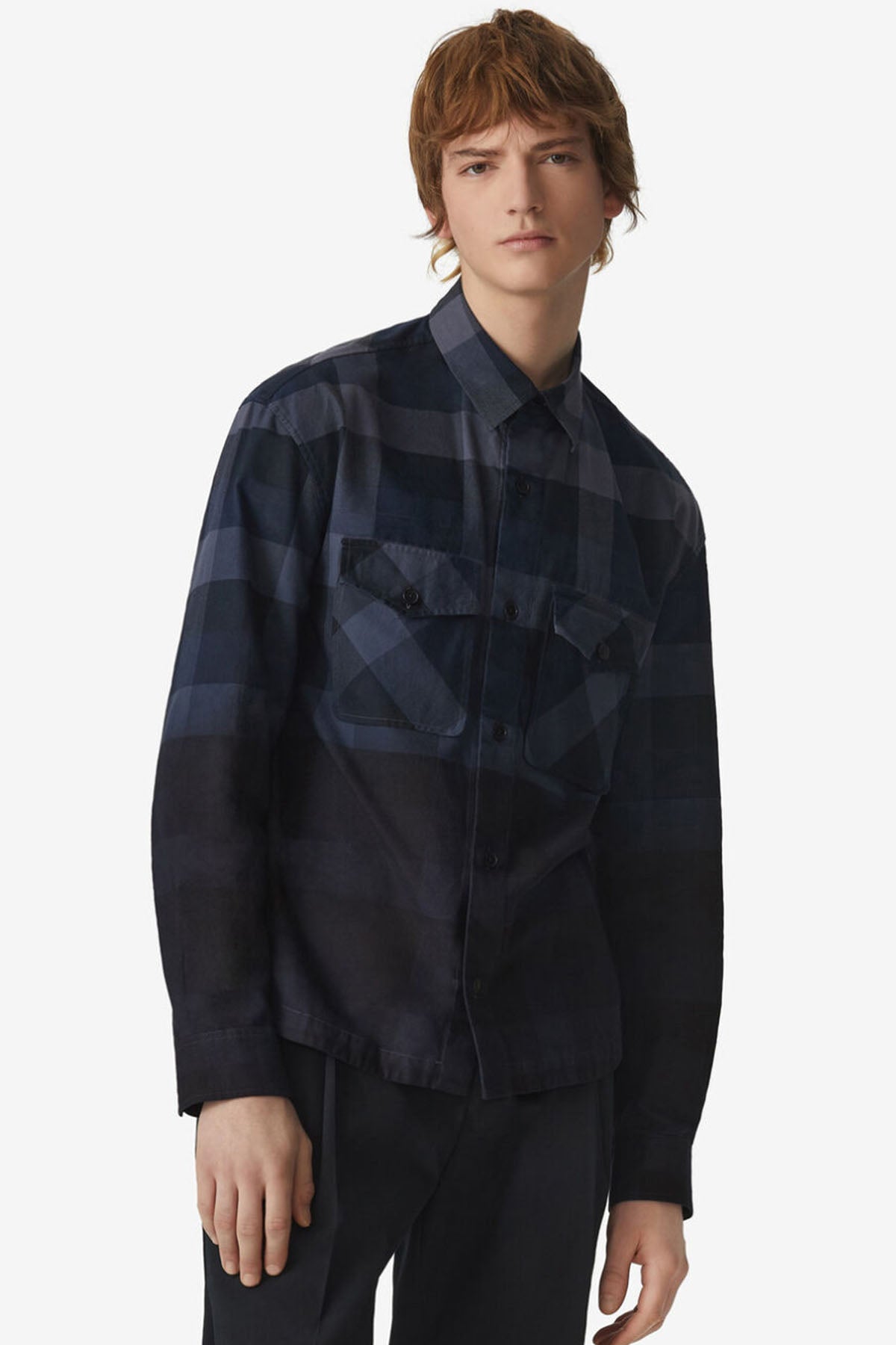 Kenzo Degrade Ekose Gömlek-Libas Trendy Fashion Store