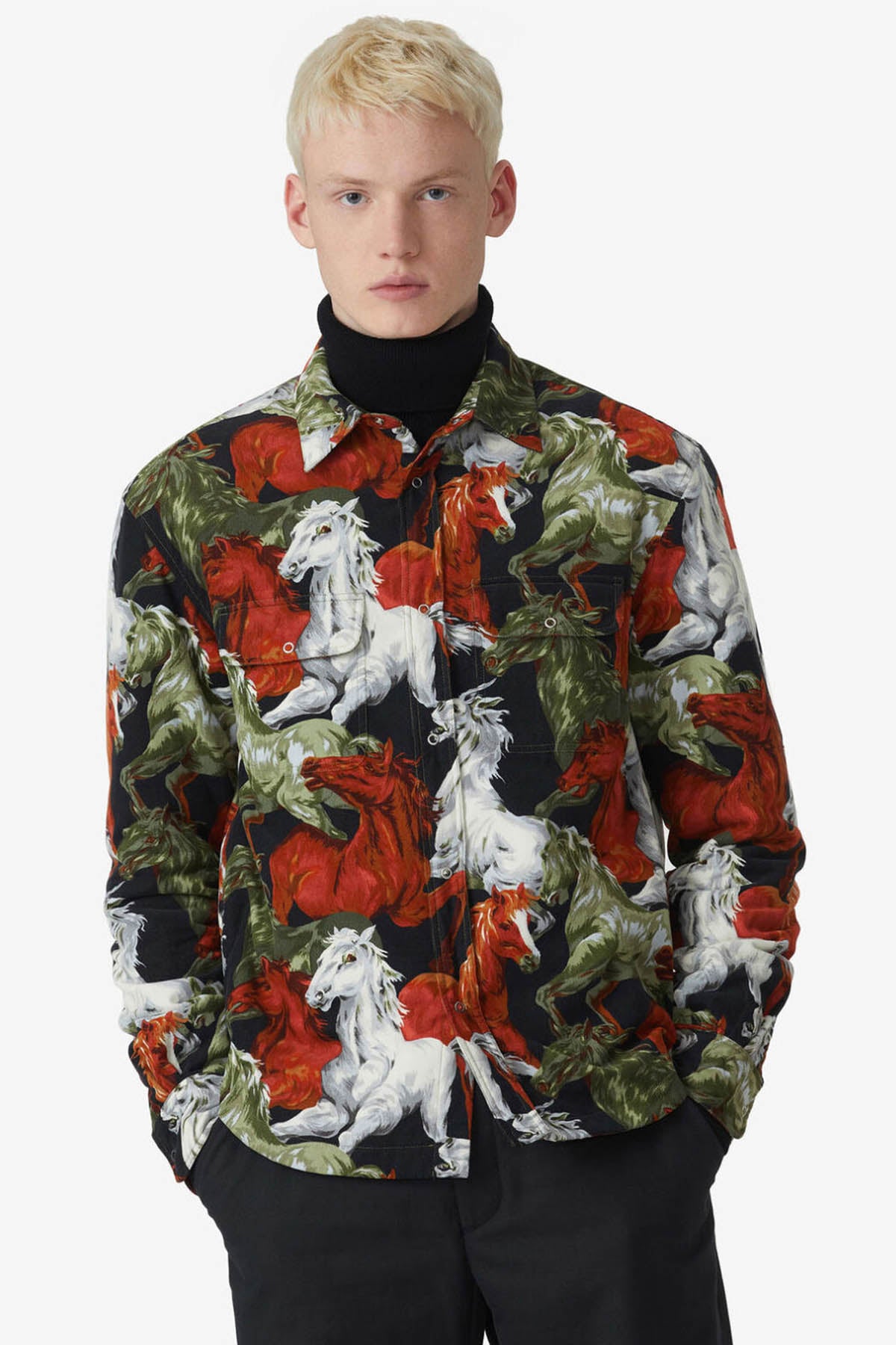 Kenzo Horses Gömlek Ceket-Libas Trendy Fashion Store