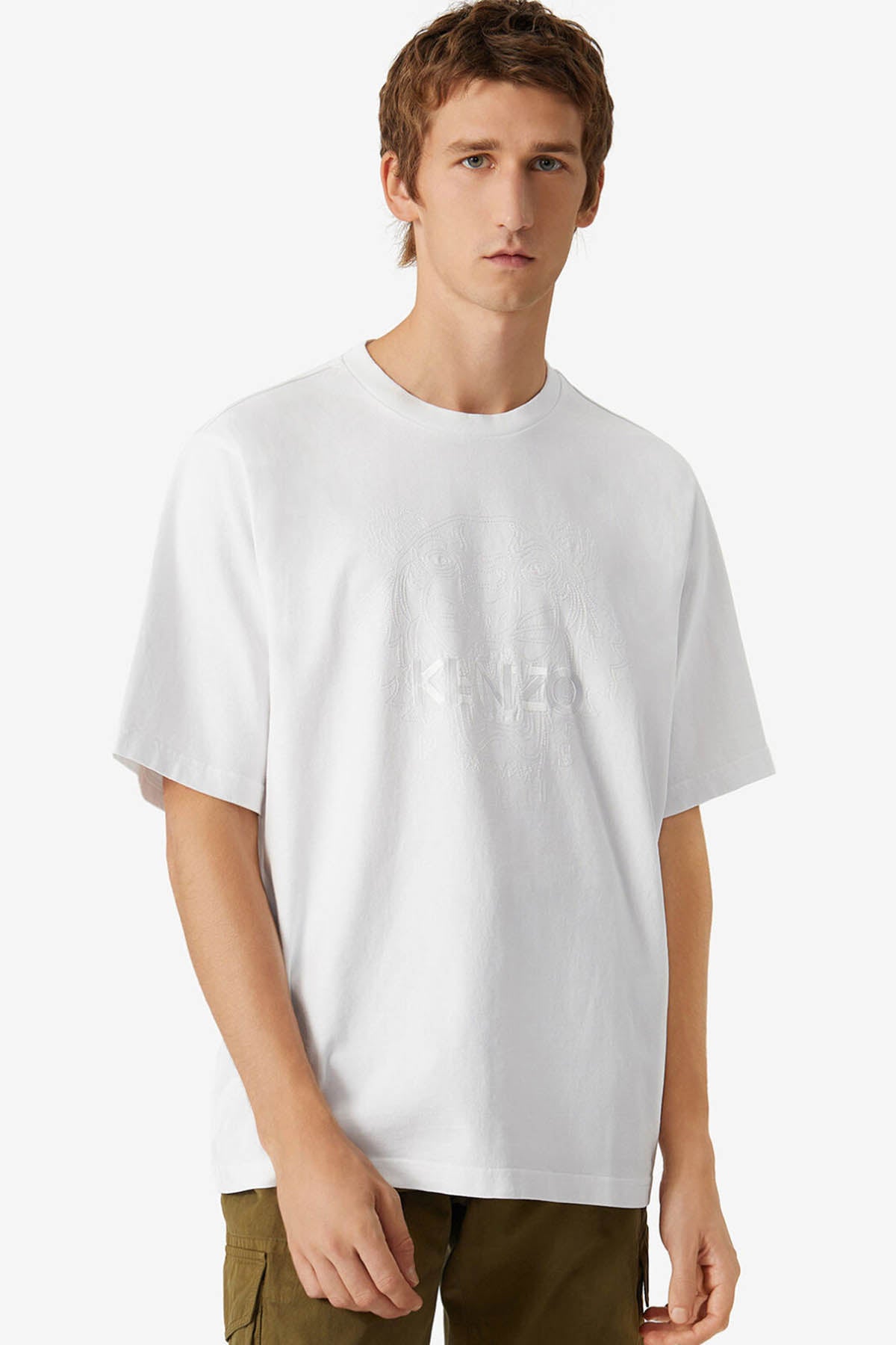 Kenzo Loose Fit Kaplan Logolu T-shirt-Libas Trendy Fashion Store