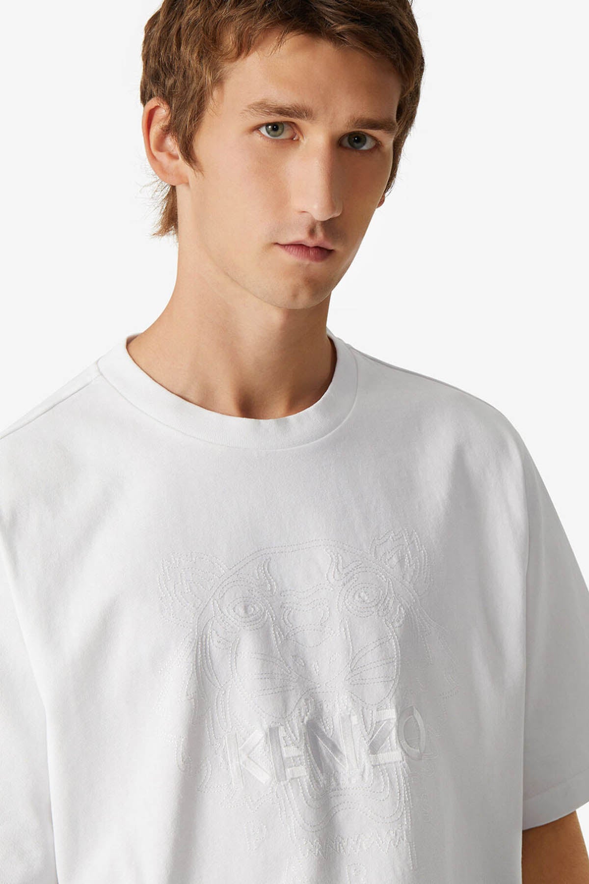 Kenzo Loose Fit Kaplan Logolu T-shirt-Libas Trendy Fashion Store
