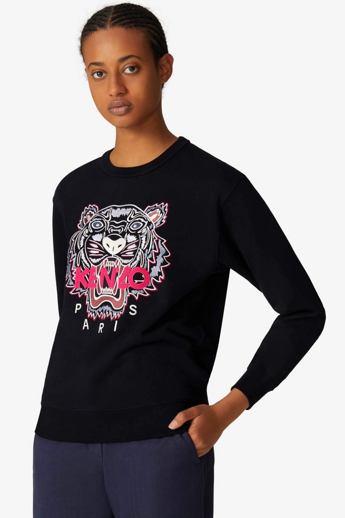 Kenzo Kaplan Logolu Sweatshirt-Libas Trendy Fashion Store