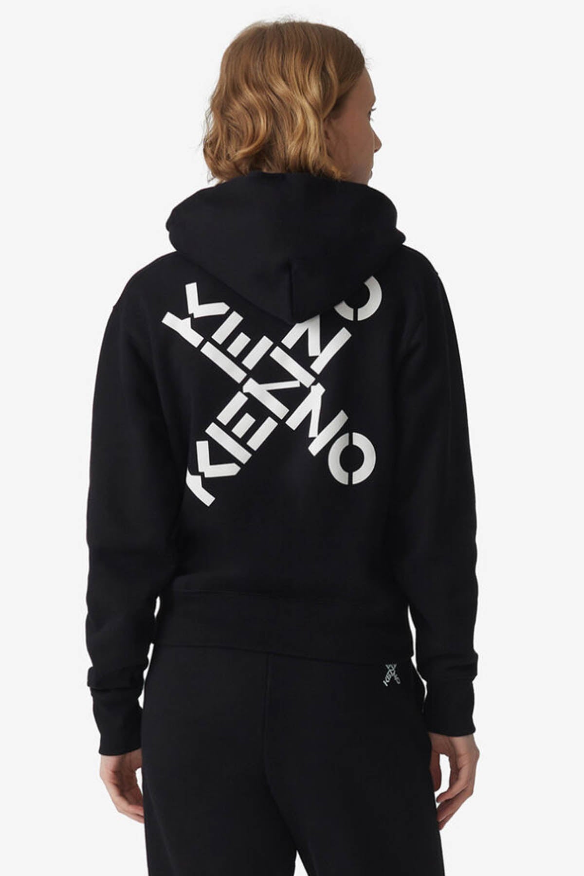 Kenzo Sport Logolu Kapüşonlu Sweatshirt-Libas Trendy Fashion Store