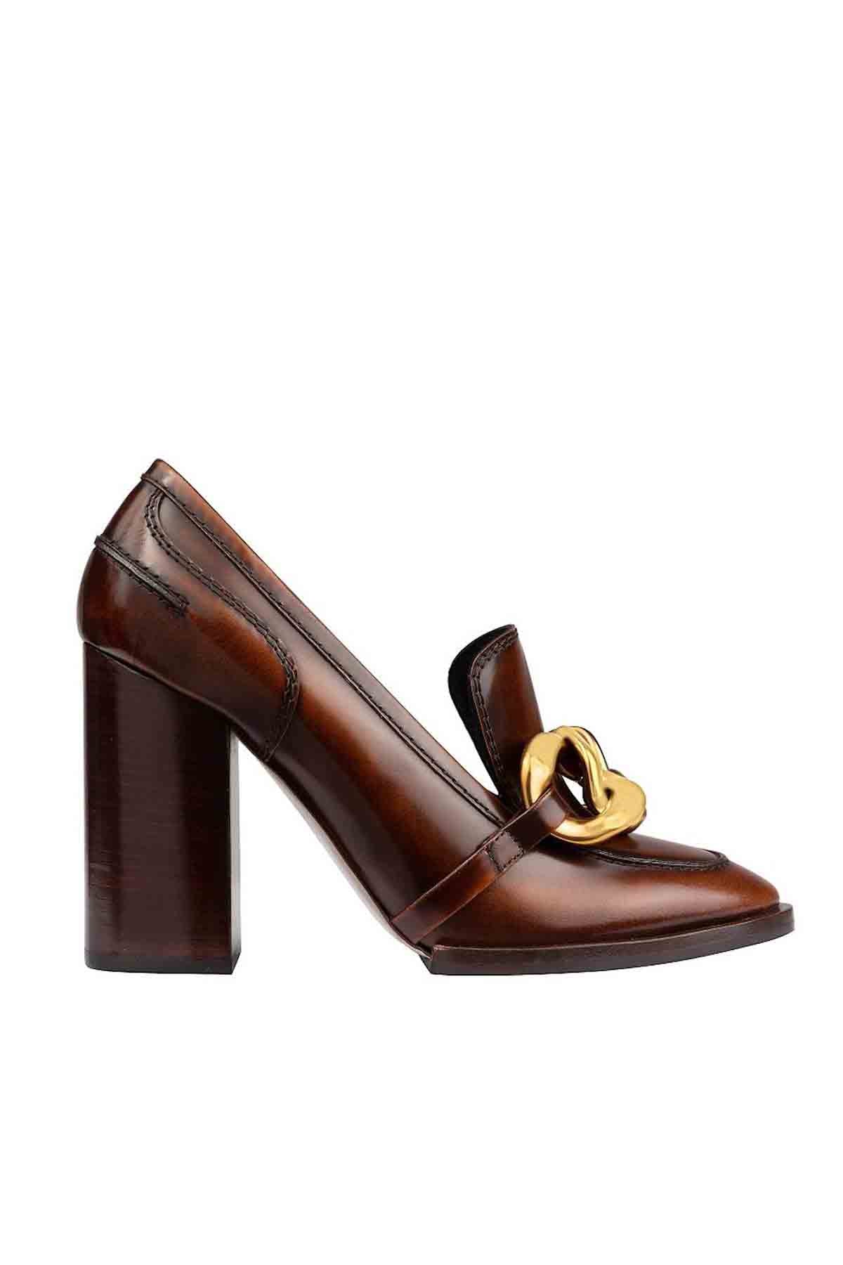 No21 Zincir Aksesuarlı Topuklu Ayakkabı-Libas Trendy Fashion Store