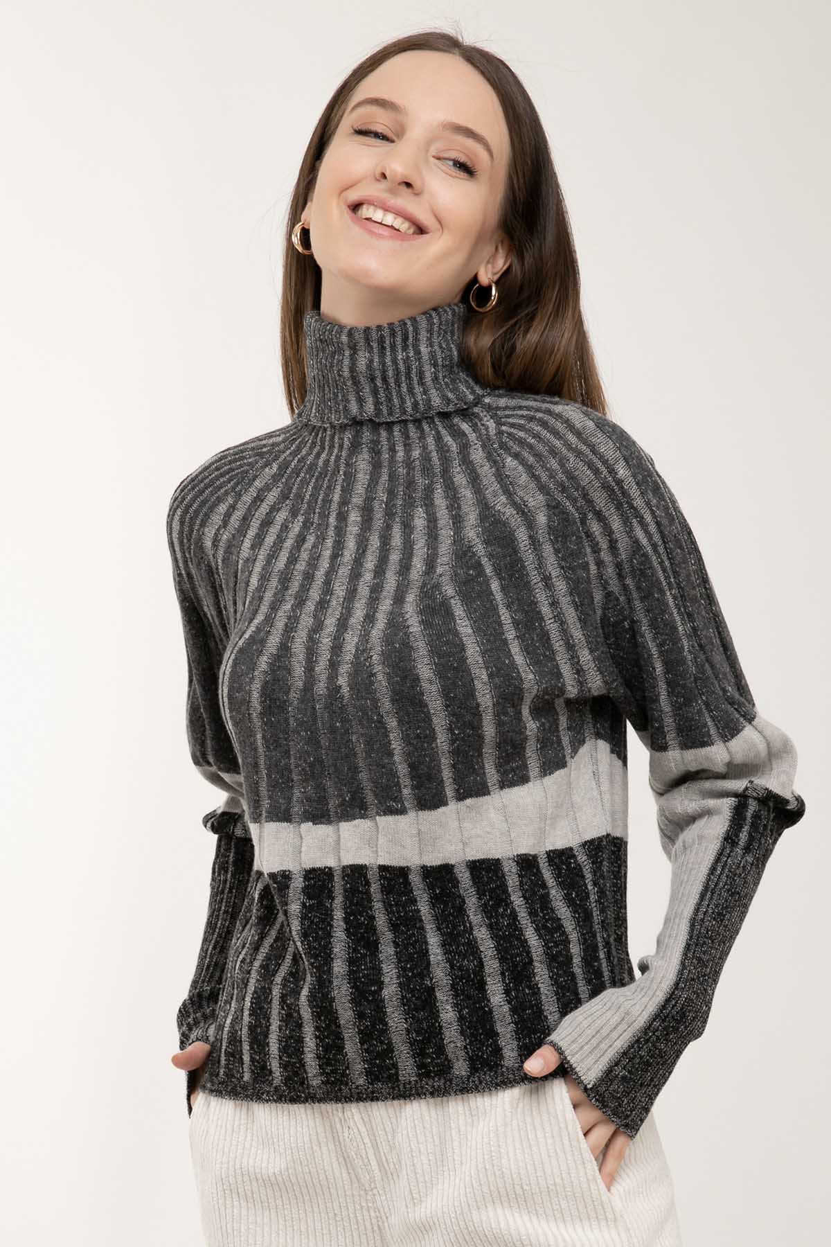 Transit Balıkçı Yaka Triko-Libas Trendy Fashion Store