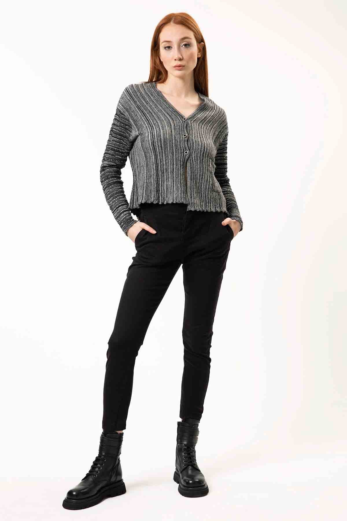 Transit Düğmeli Triko Ceket-Libas Trendy Fashion Store