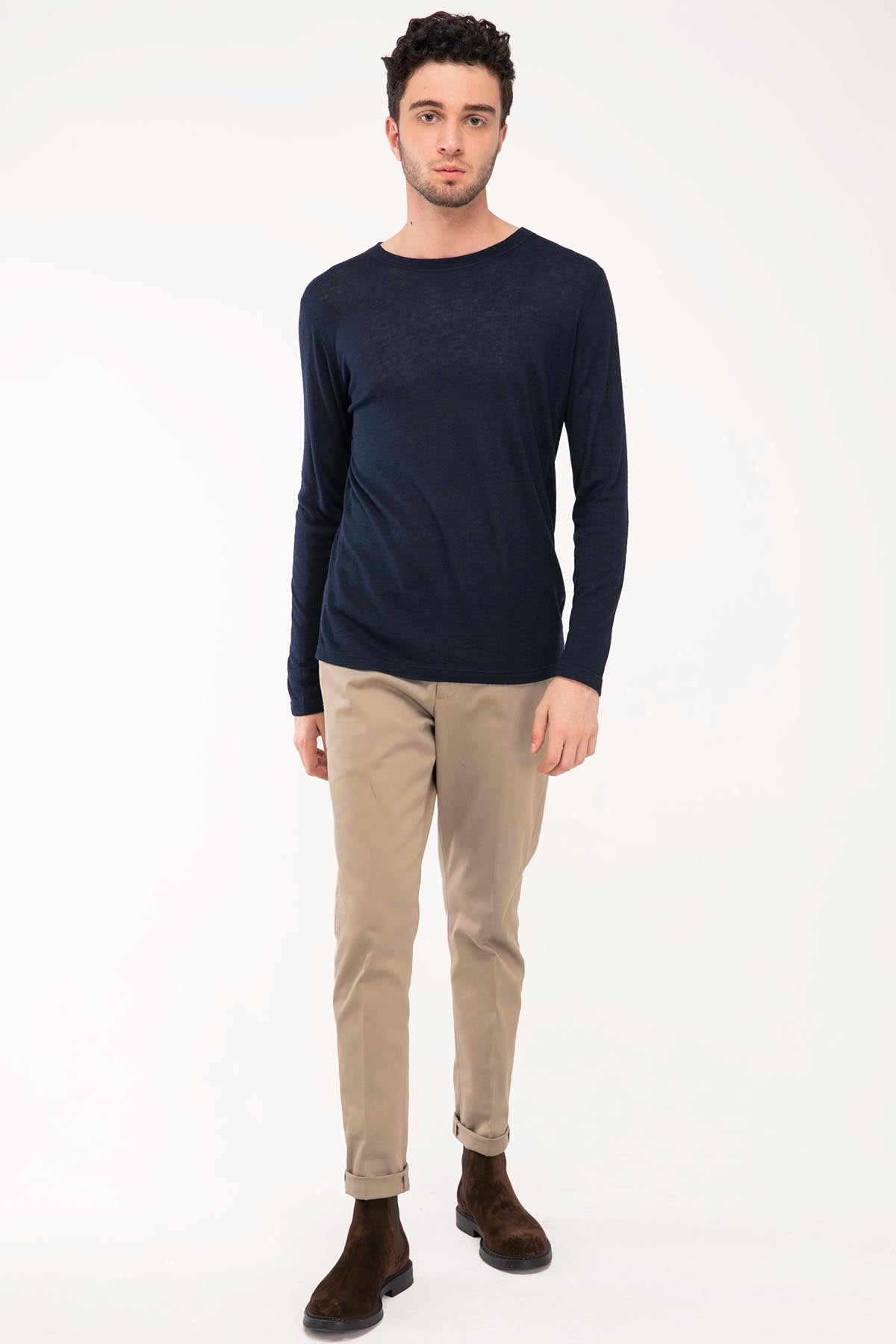 Dondup Yuvarlak Yaka İnce Triko-Libas Trendy Fashion Store