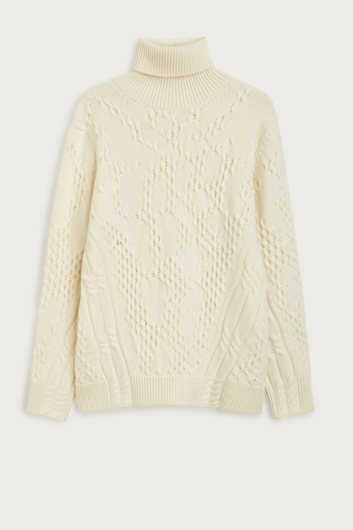 Dondup Balıkçı Yaka Saç Örgü Triko-Libas Trendy Fashion Store