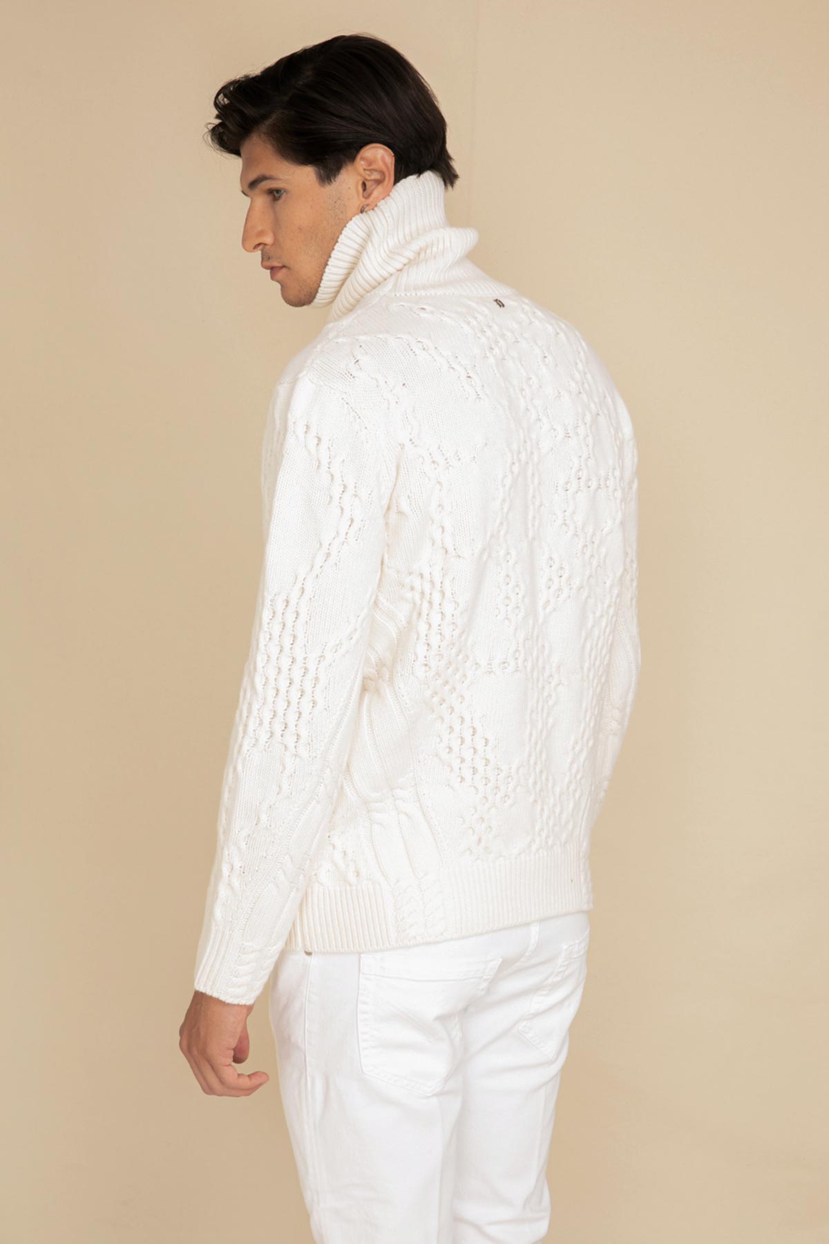 Dondup Balıkçı Yaka Saç Örgü Triko-Libas Trendy Fashion Store