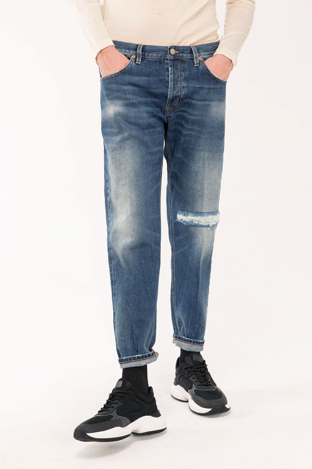Dondup Carrot Fit Jeans-Libas Trendy Fashion Store