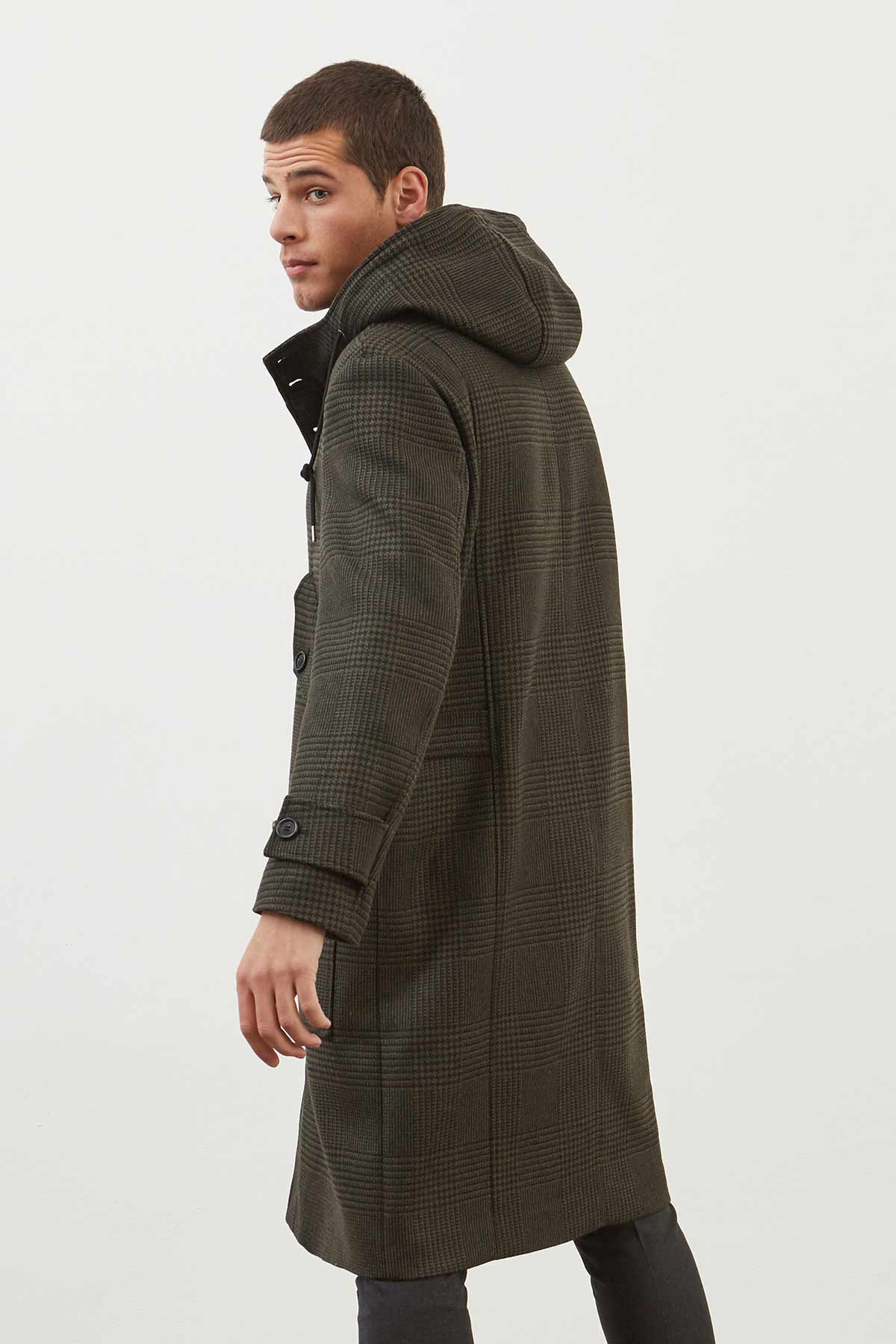 Dondup Ekoseli Kaban-Libas Trendy Fashion Store