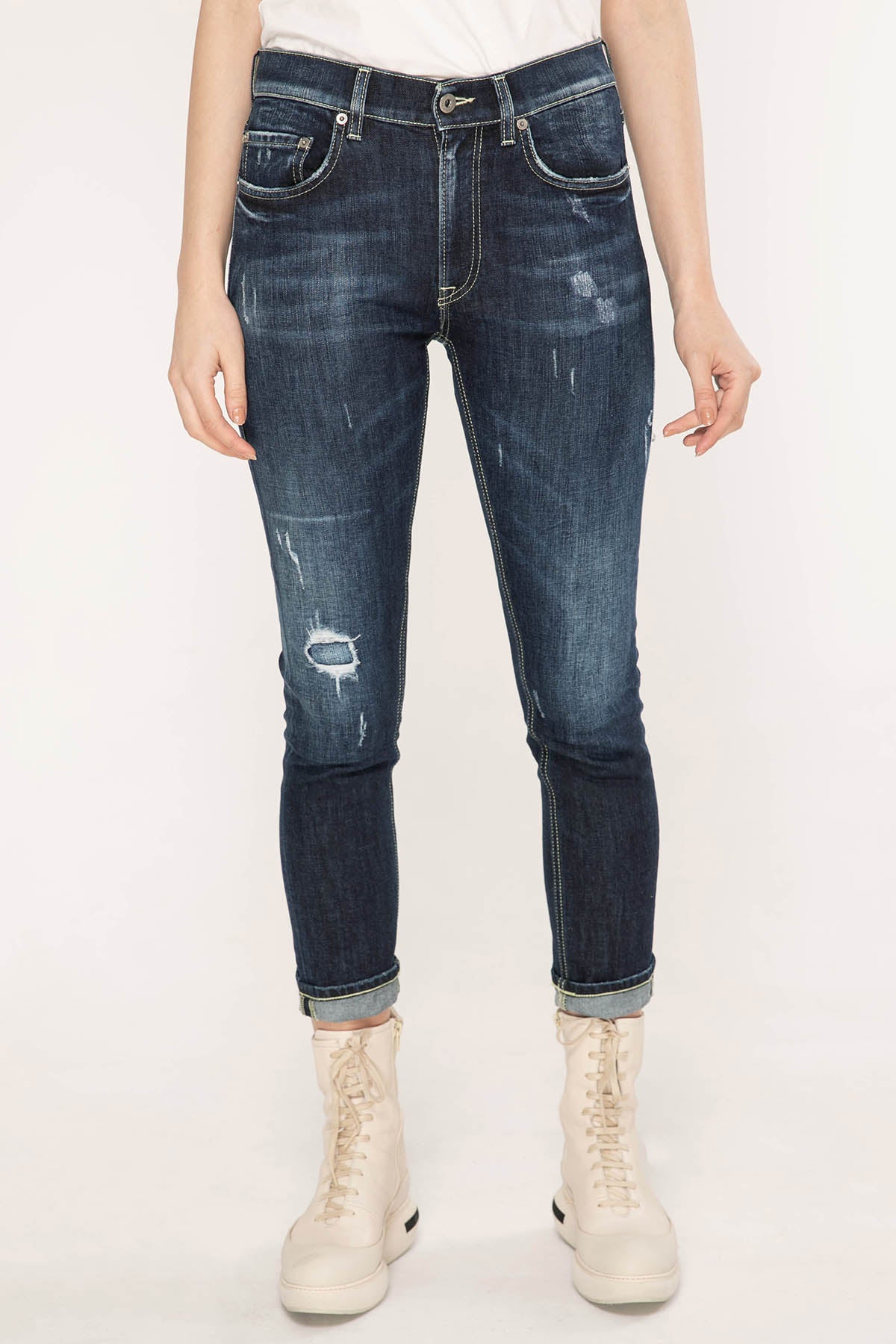 Dondup Mila Carrot Fit Jeans-Libas Trendy Fashion Store