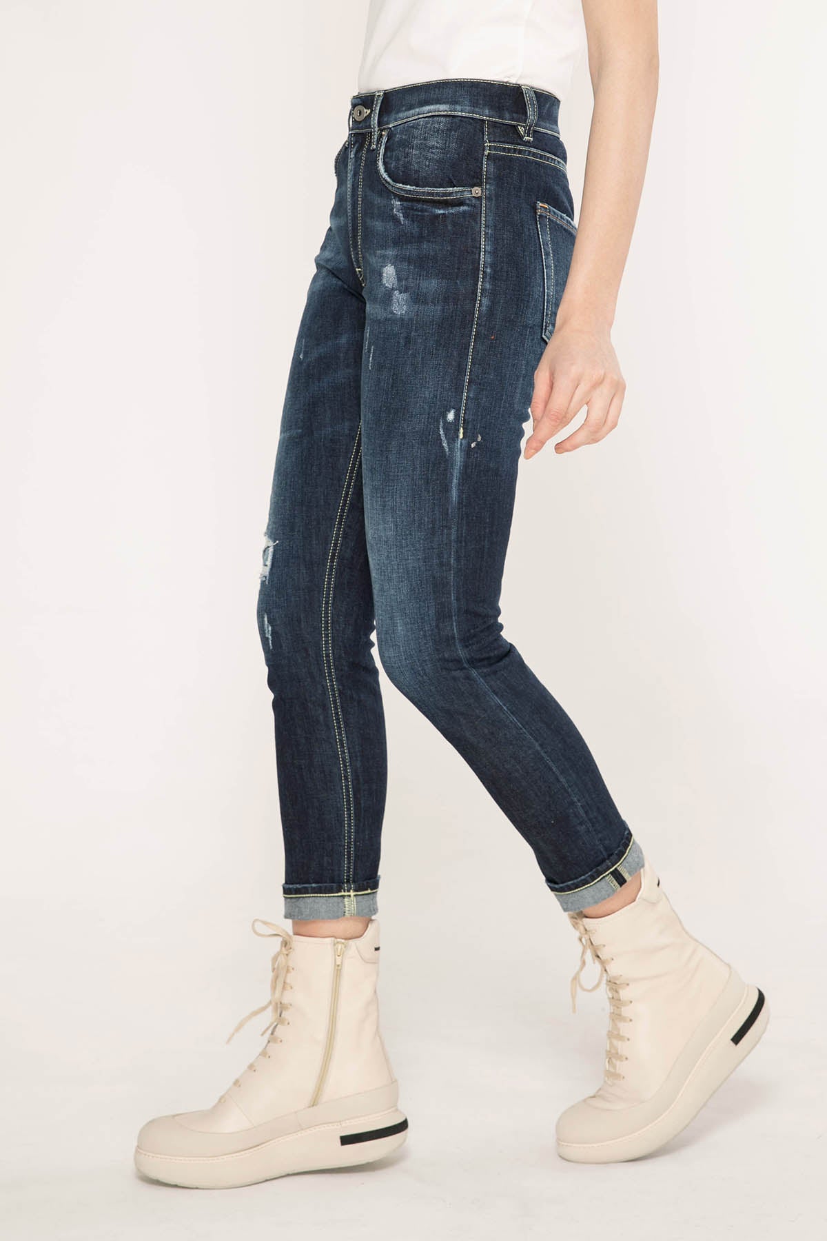 Dondup Mila Carrot Fit Jeans-Libas Trendy Fashion Store