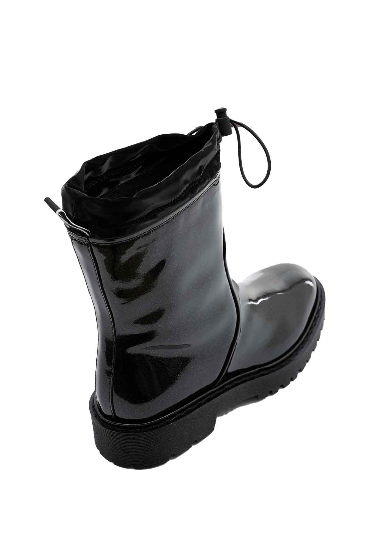 Hogan Parlak Simli Rugan Bot-Libas Trendy Fashion Store