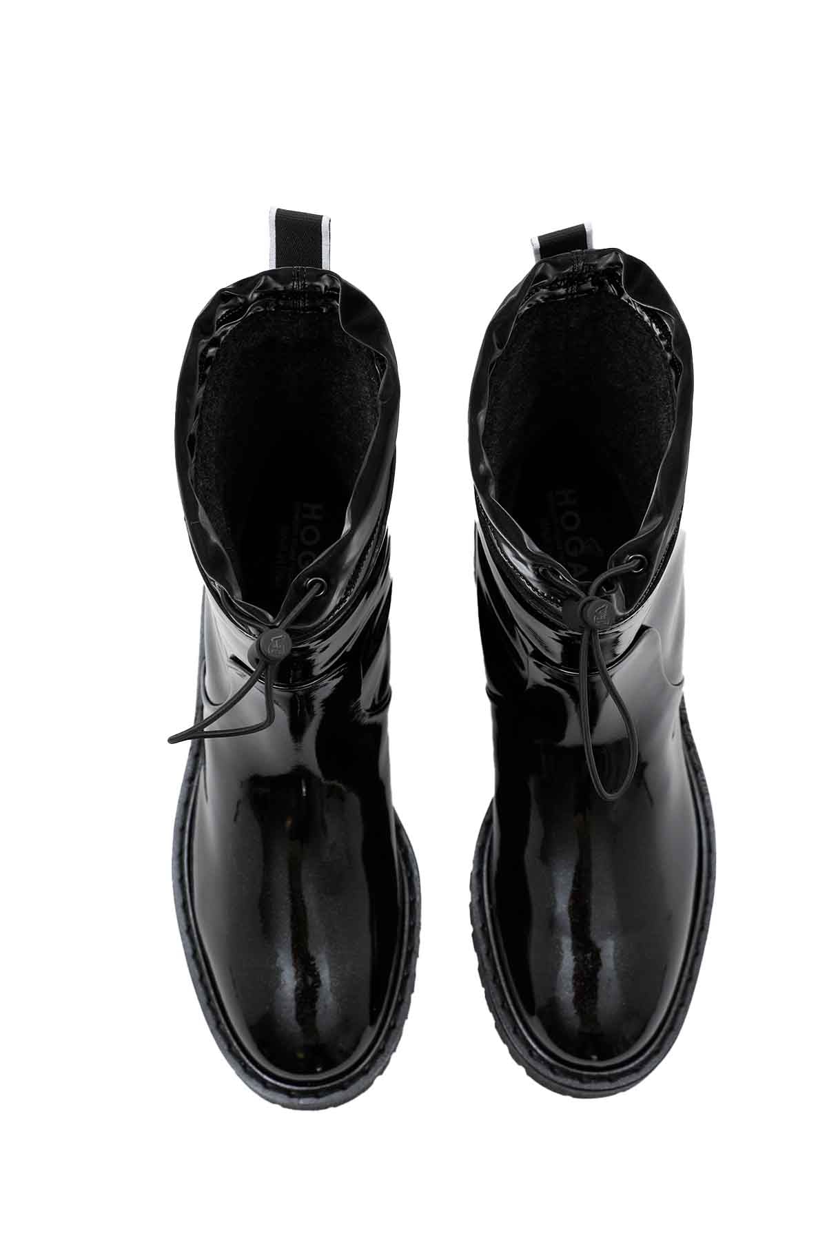 Hogan Parlak Simli Rugan Bot-Libas Trendy Fashion Store