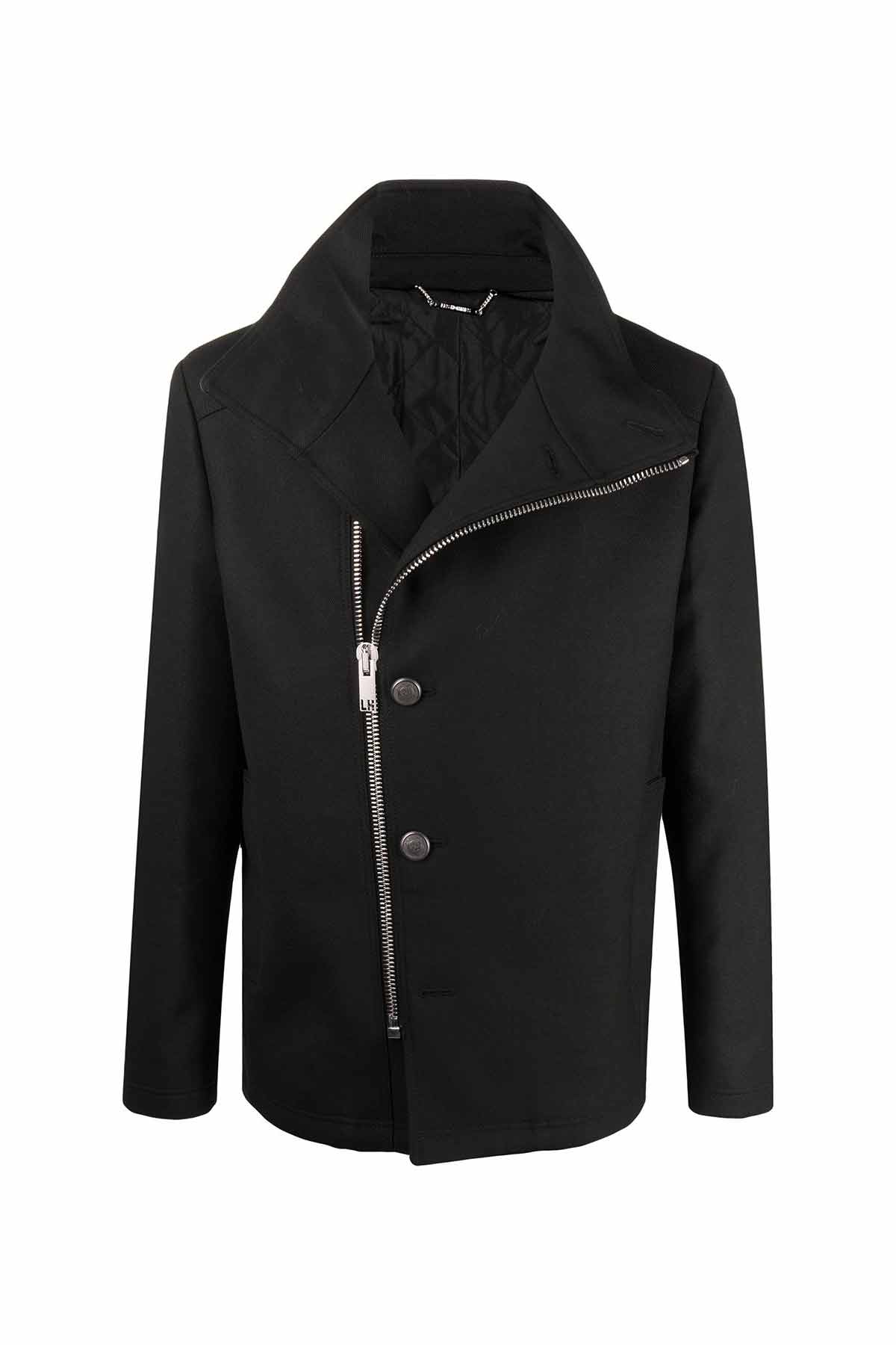 Les Hommes Deri Yaka Kaban-Libas Trendy Fashion Store