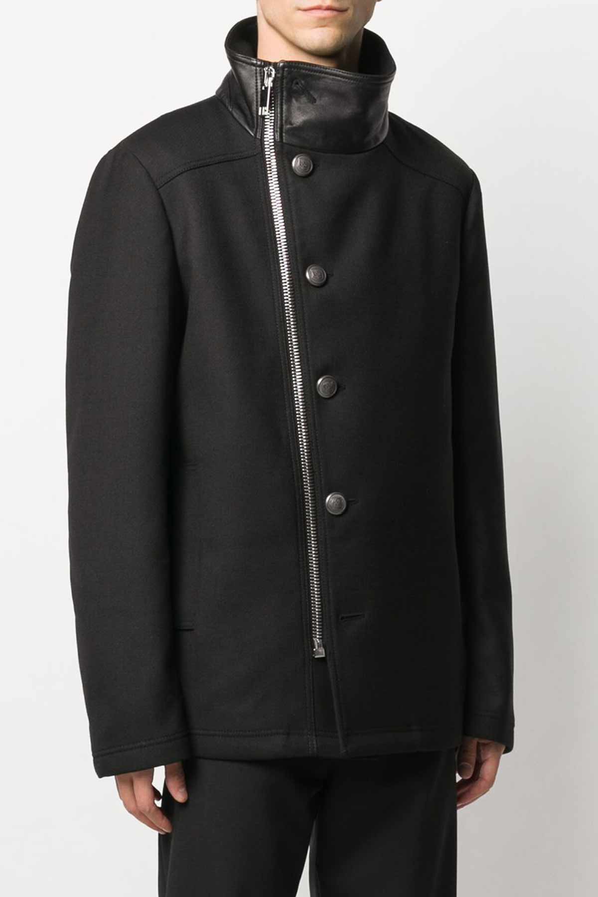 Les Hommes Deri Yaka Kaban-Libas Trendy Fashion Store