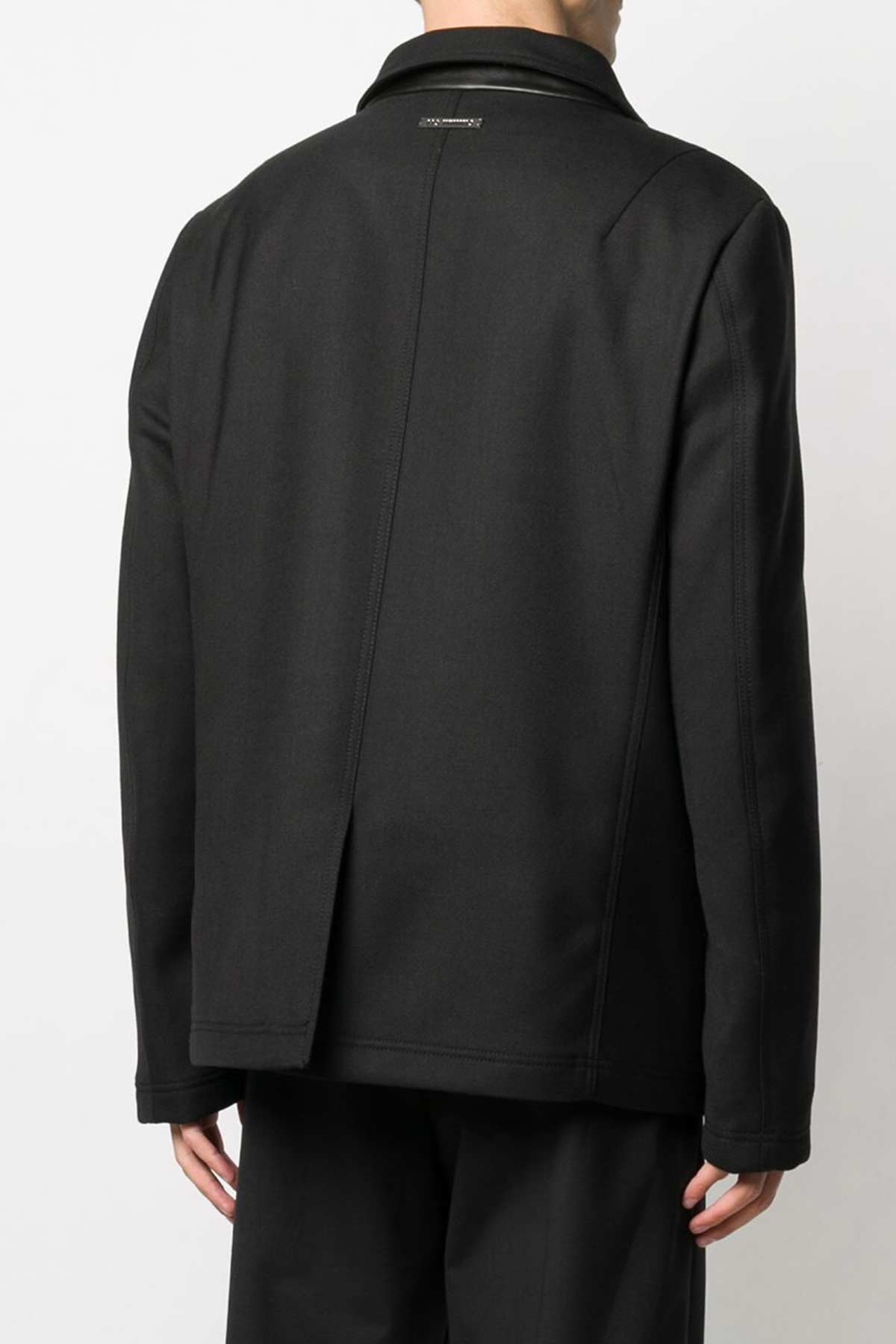 Les Hommes Deri Yaka Kaban-Libas Trendy Fashion Store