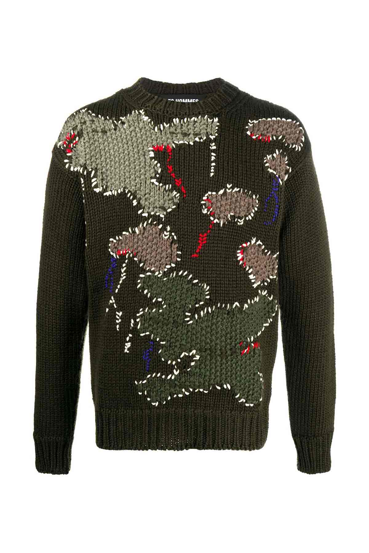 Les Hommes Patchwork Triko-Libas Trendy Fashion Store