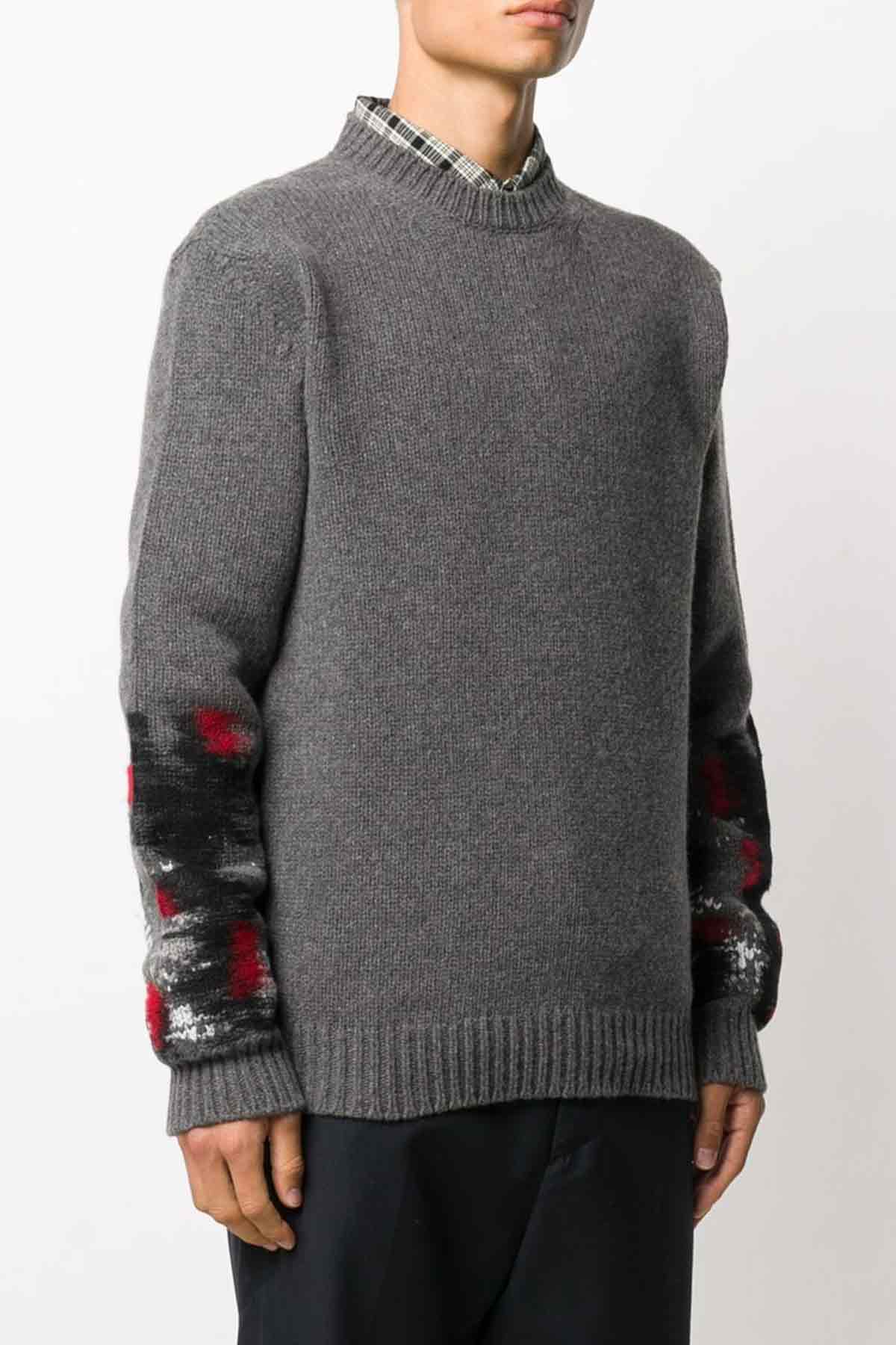 Les Hommes Renkli Kol Detaylı Triko-Libas Trendy Fashion Store