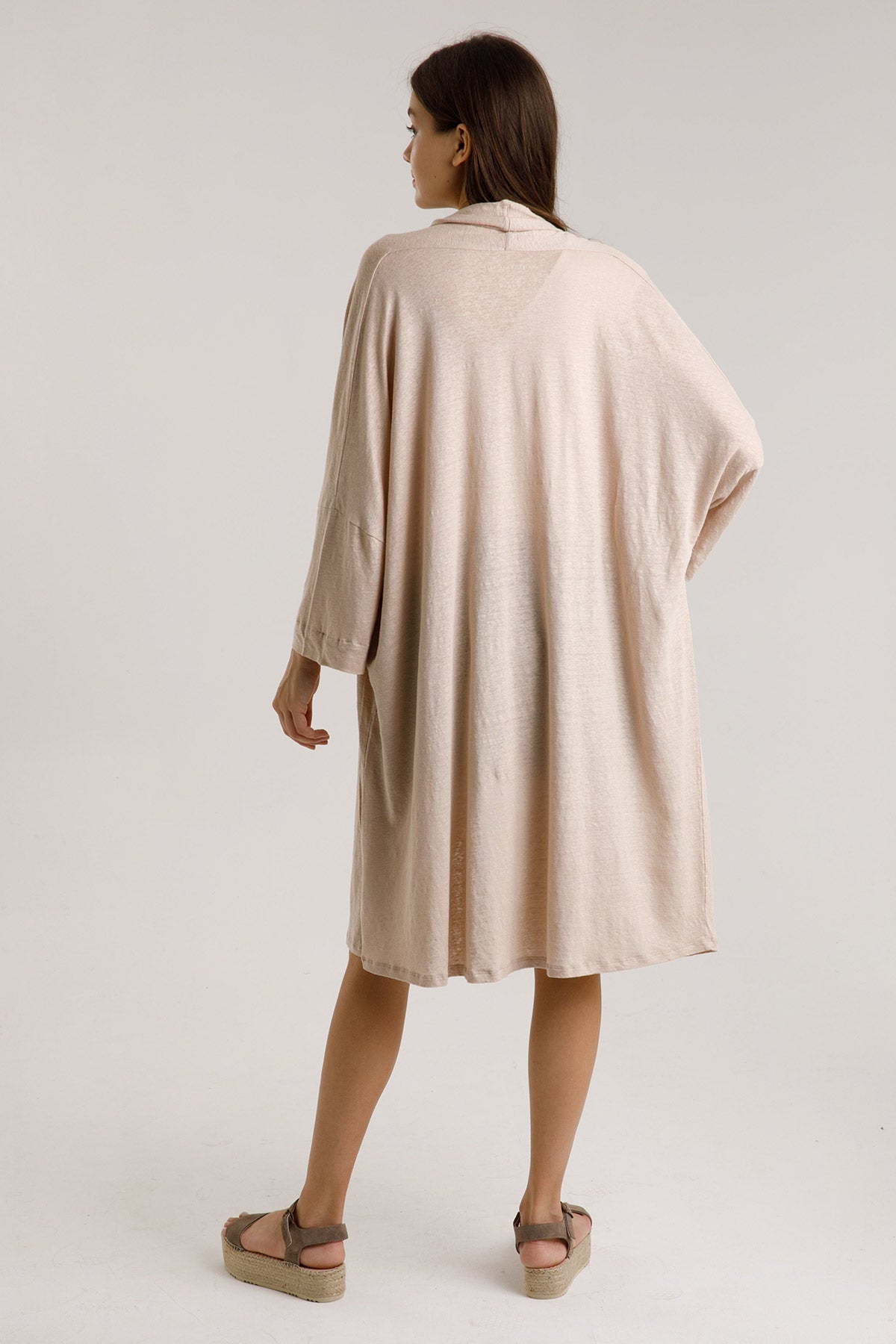 Majestic Şal Yaka Keten Ceket-Libas Trendy Fashion Store