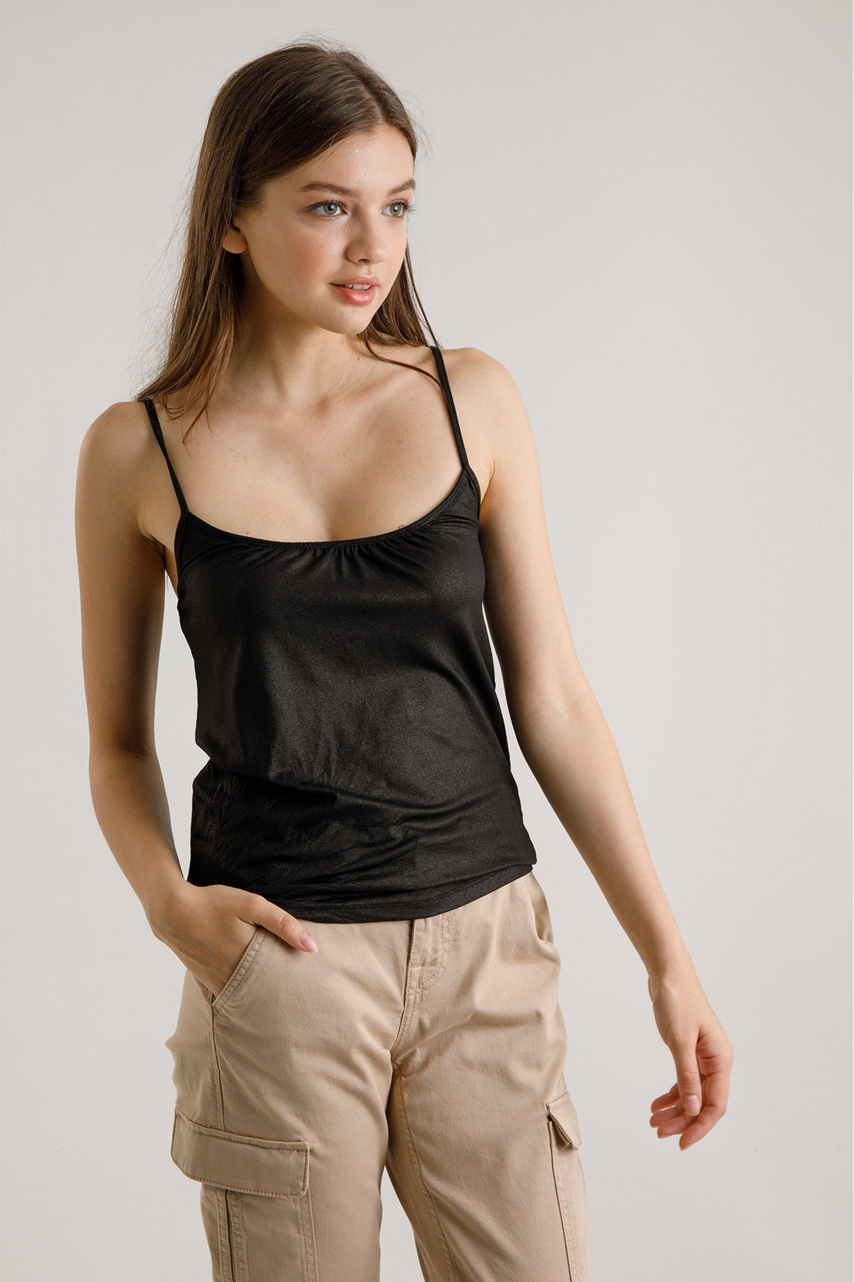 Majestic Simli Askılı Bluz-Libas Trendy Fashion Store