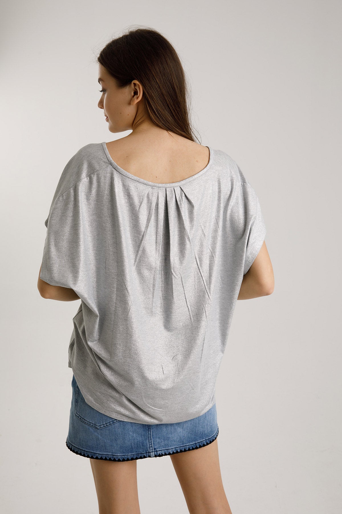 Majestic V Yaka T-Shirt-Libas Trendy Fashion Store