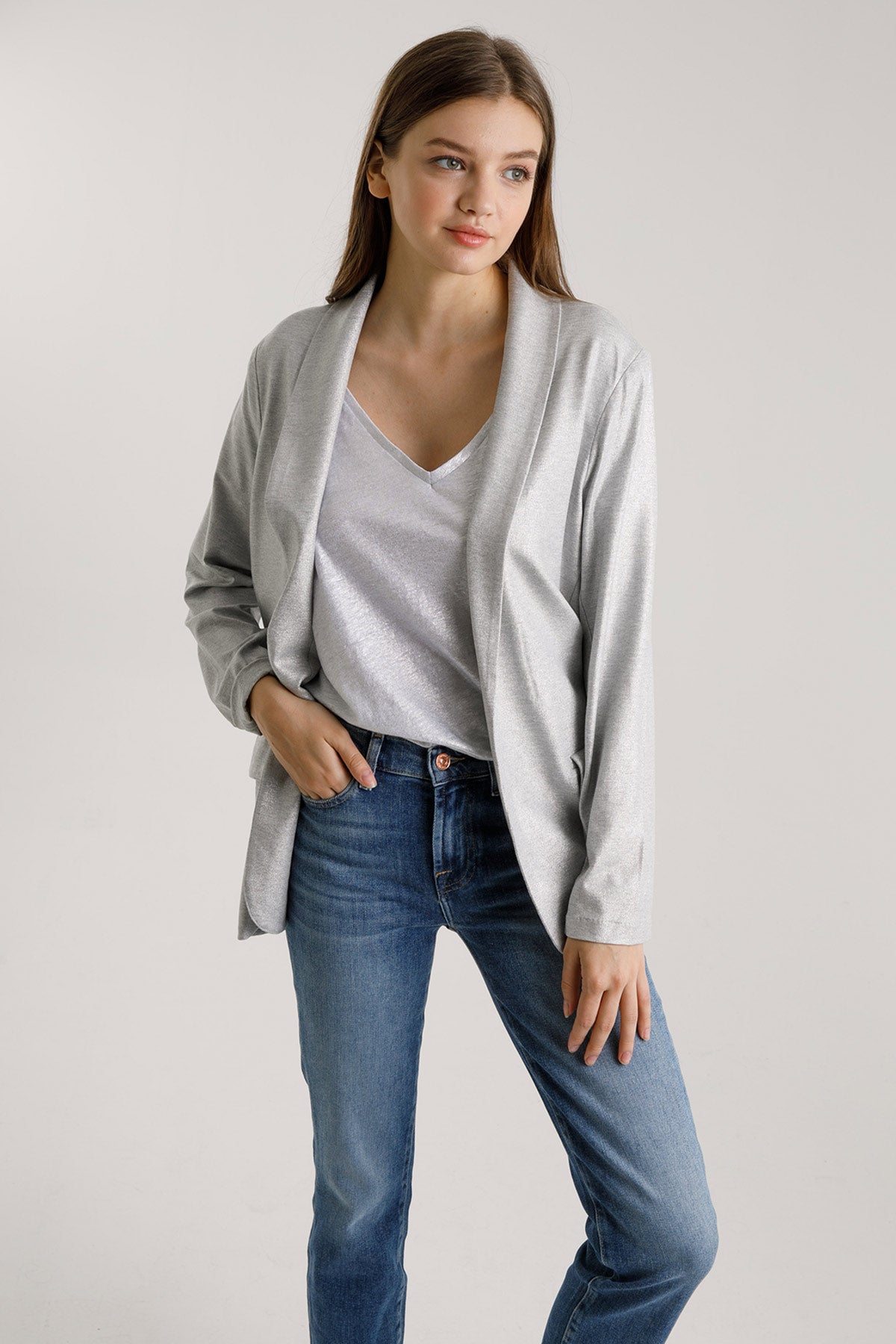 Majestic Şal Yaka Streç Ceket-Libas Trendy Fashion Store