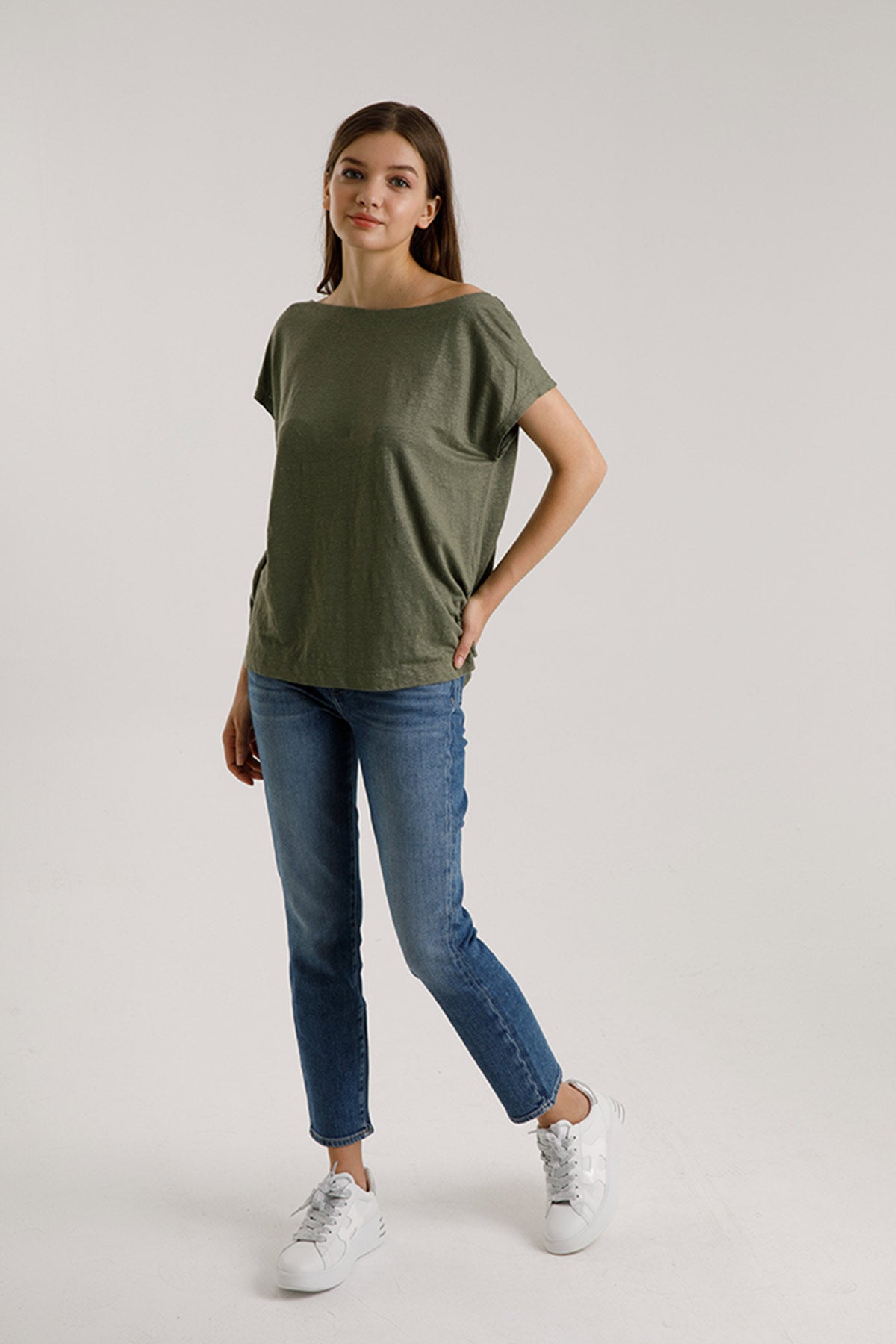 Majestic Kayık Yaka T-shirt-Libas Trendy Fashion Store