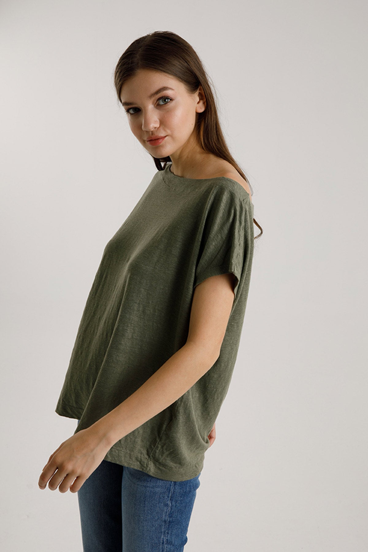 Majestic Kayık Yaka T-shirt-Libas Trendy Fashion Store