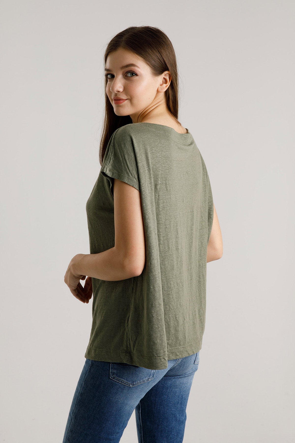 Majestic Kayık Yaka T-shirt-Libas Trendy Fashion Store