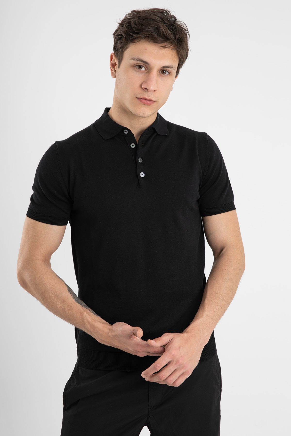 Manifattura Polo Yaka T-shirt-Libas Trendy Fashion Store