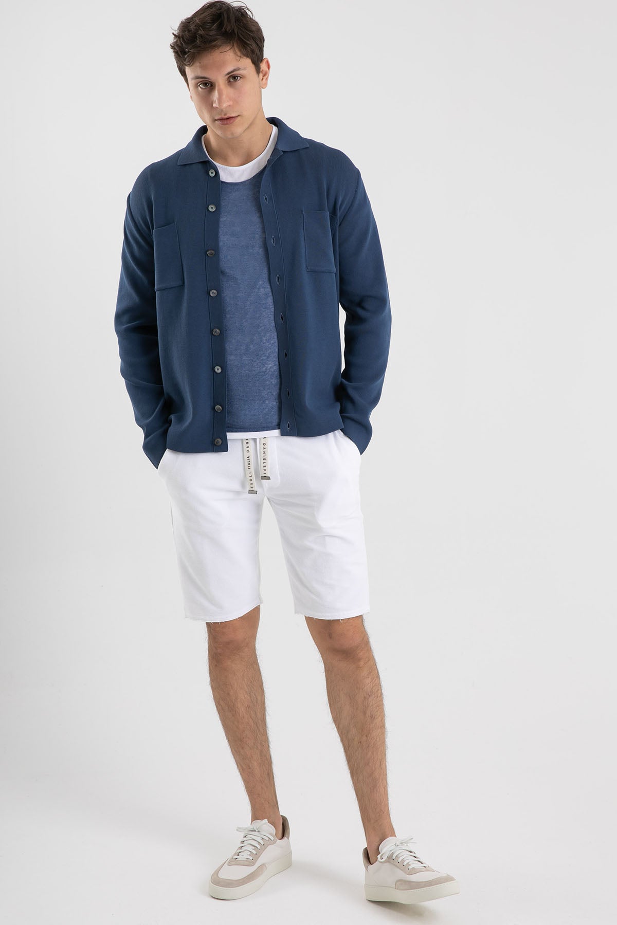 Manifattura Cep Detaylı Triko Ceket-Libas Trendy Fashion Store