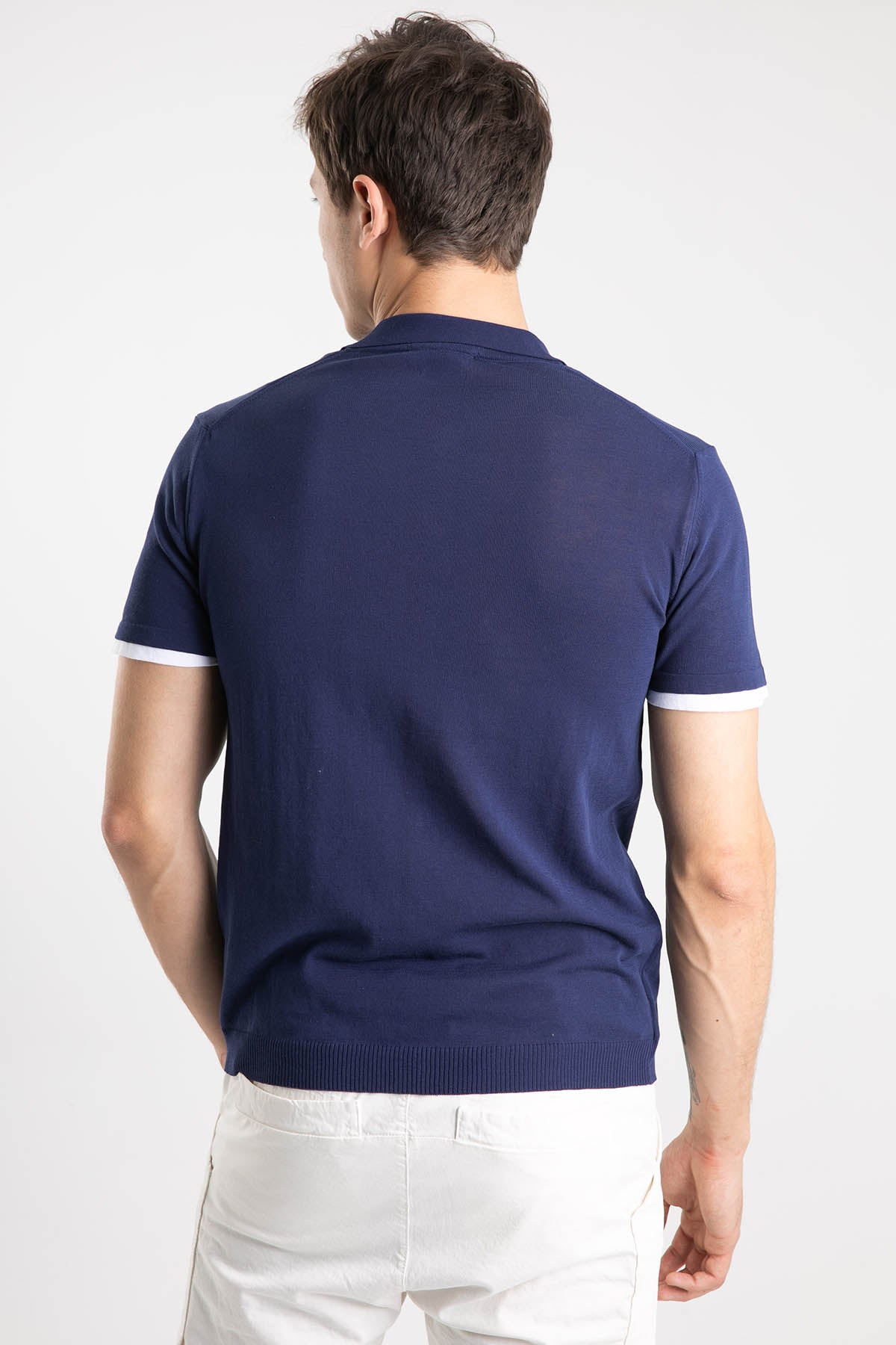 Manifattura Polo Yaka T-shirt İçli Triko Gömlek-Libas Trendy Fashion Store