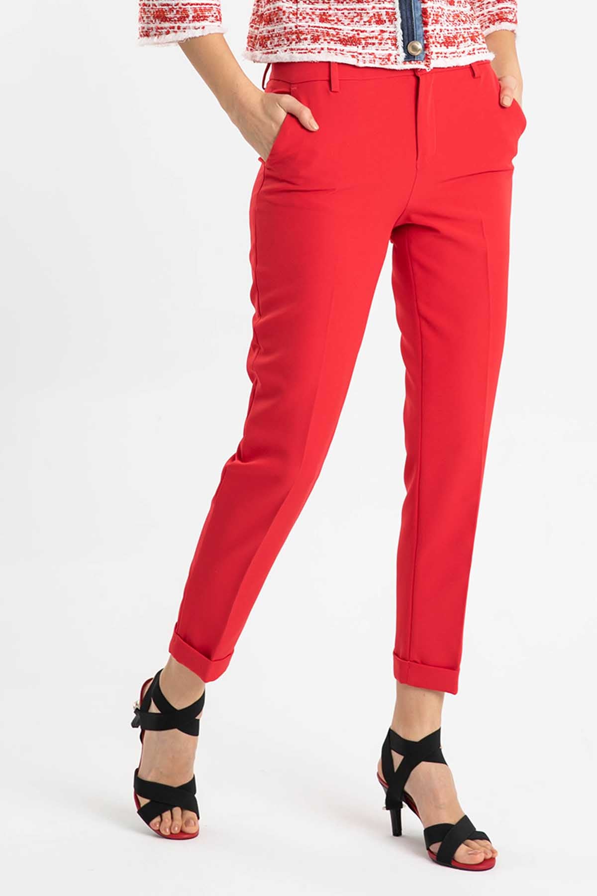 Liu Jo Slim Fit Streç Yandan Cepli Pantolon-Libas Trendy Fashion Store