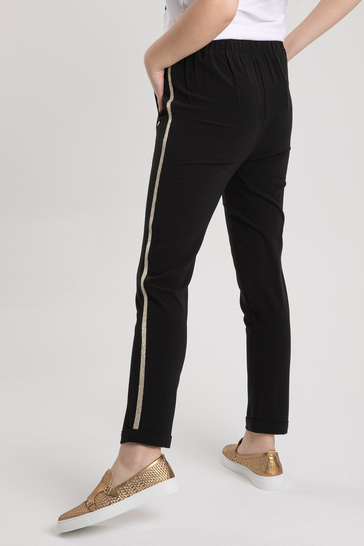 Liu Jo Gold Şeritli Eşofman Altı-Libas Trendy Fashion Store