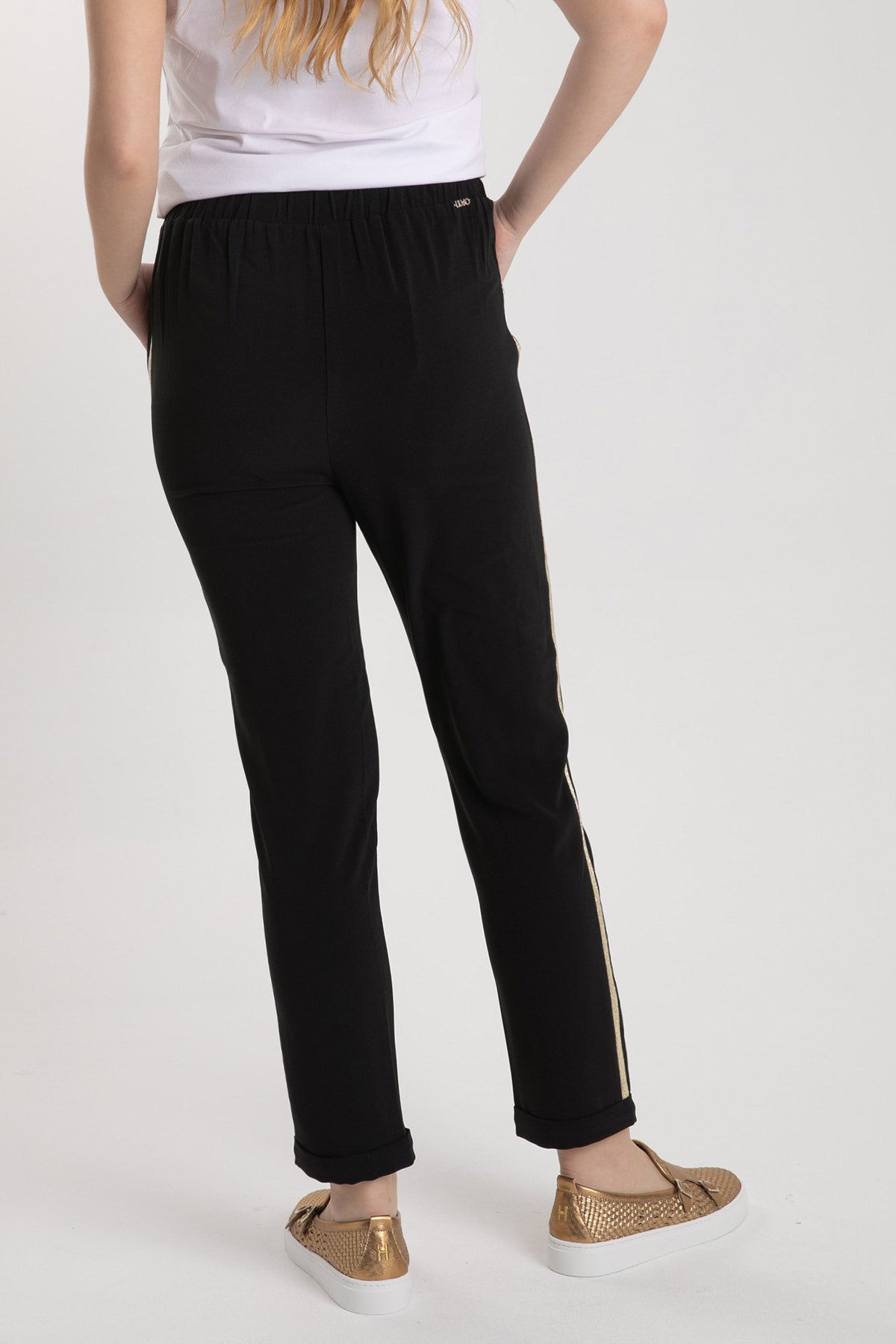 Liu Jo Gold Şeritli Eşofman Altı-Libas Trendy Fashion Store