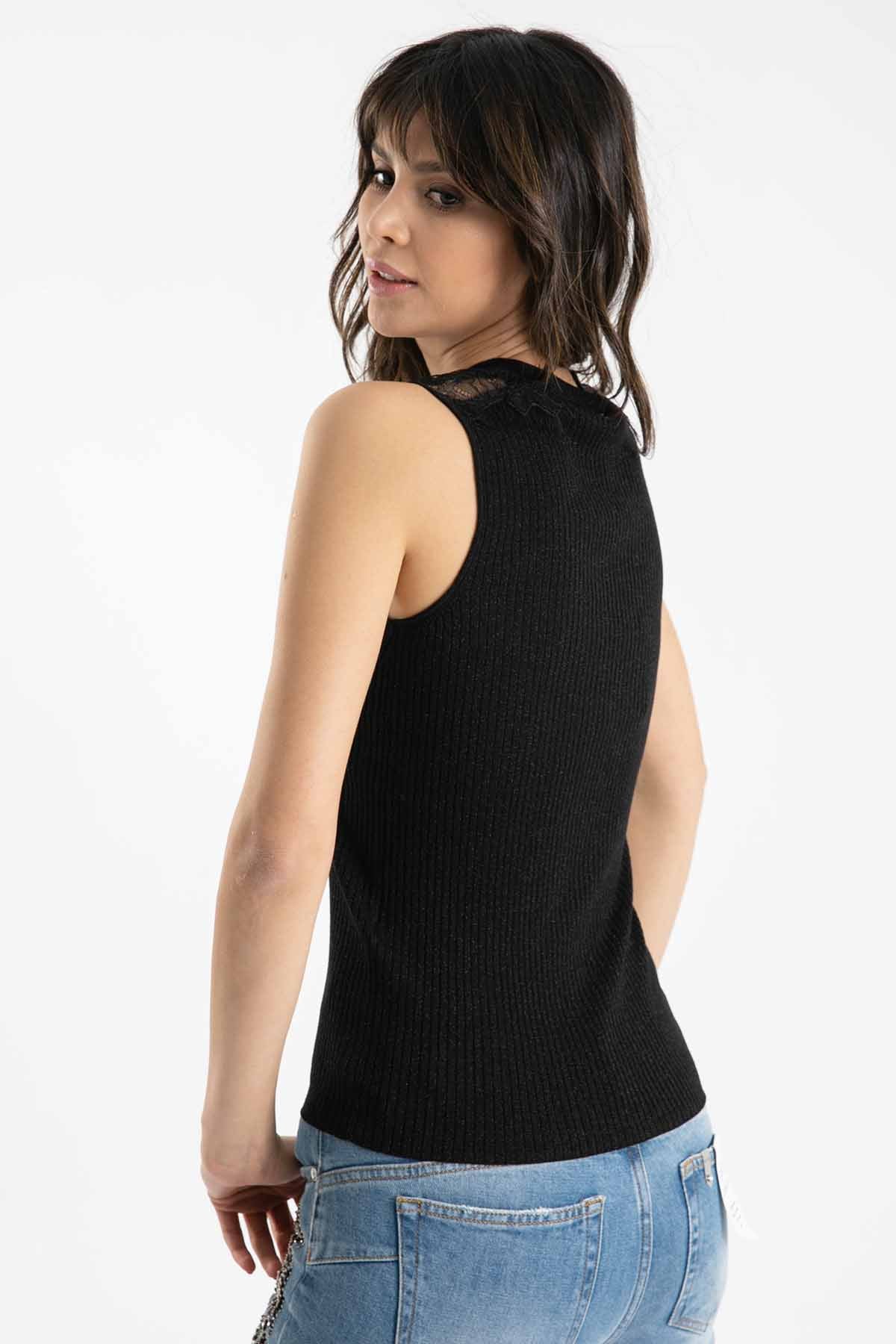 Liu Jo V Yaka Kolsuz Bluz-Libas Trendy Fashion Store