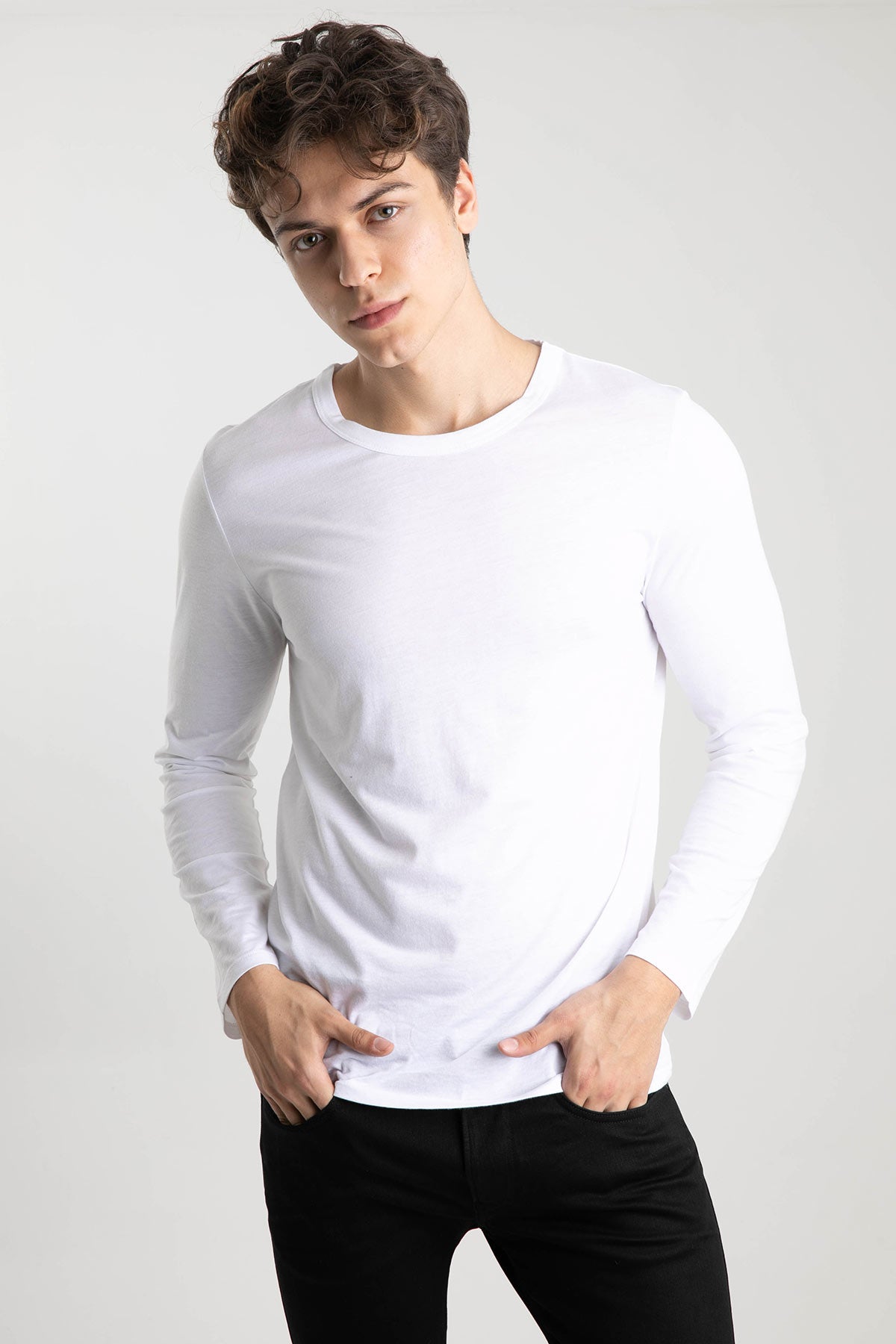 Tru Uzun Kollu Basic T-shirt-Libas Trendy Fashion Store