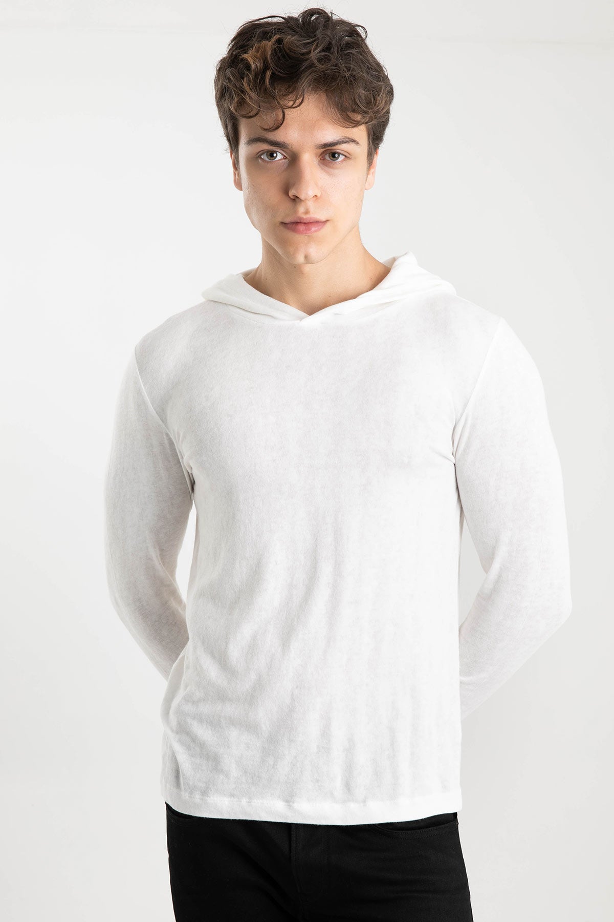 Tru Kapüşonlu İnce Sweatshirt-Libas Trendy Fashion Store