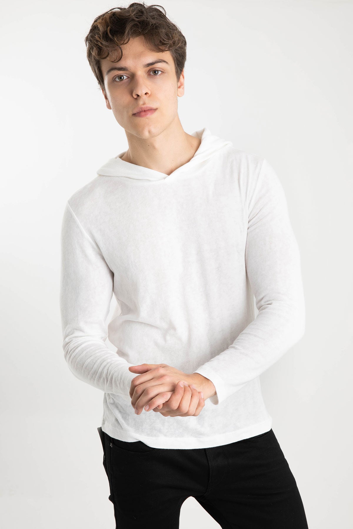 Tru Kapüşonlu İnce Sweatshirt-Libas Trendy Fashion Store