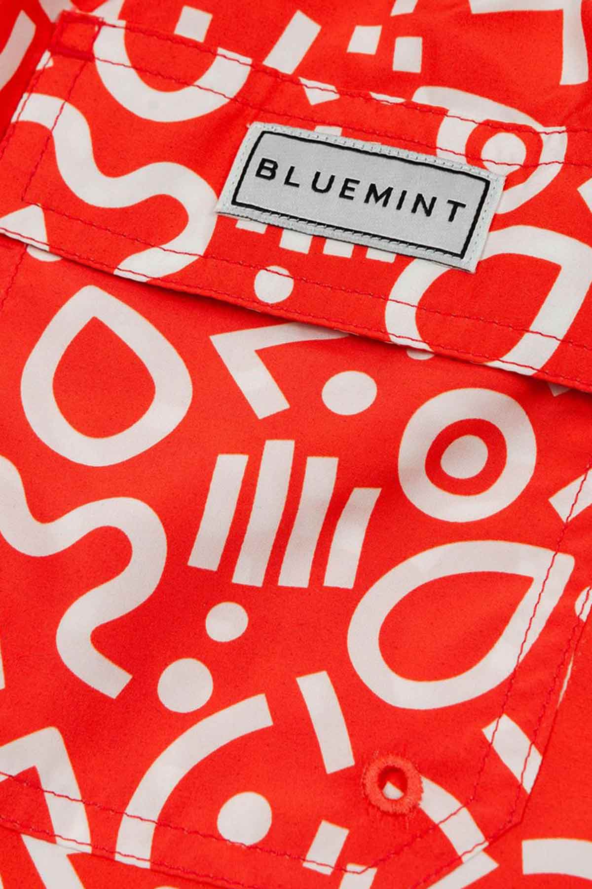 Bluemint Logan Fiery Outline Şort Mayo-Libas Trendy Fashion Store