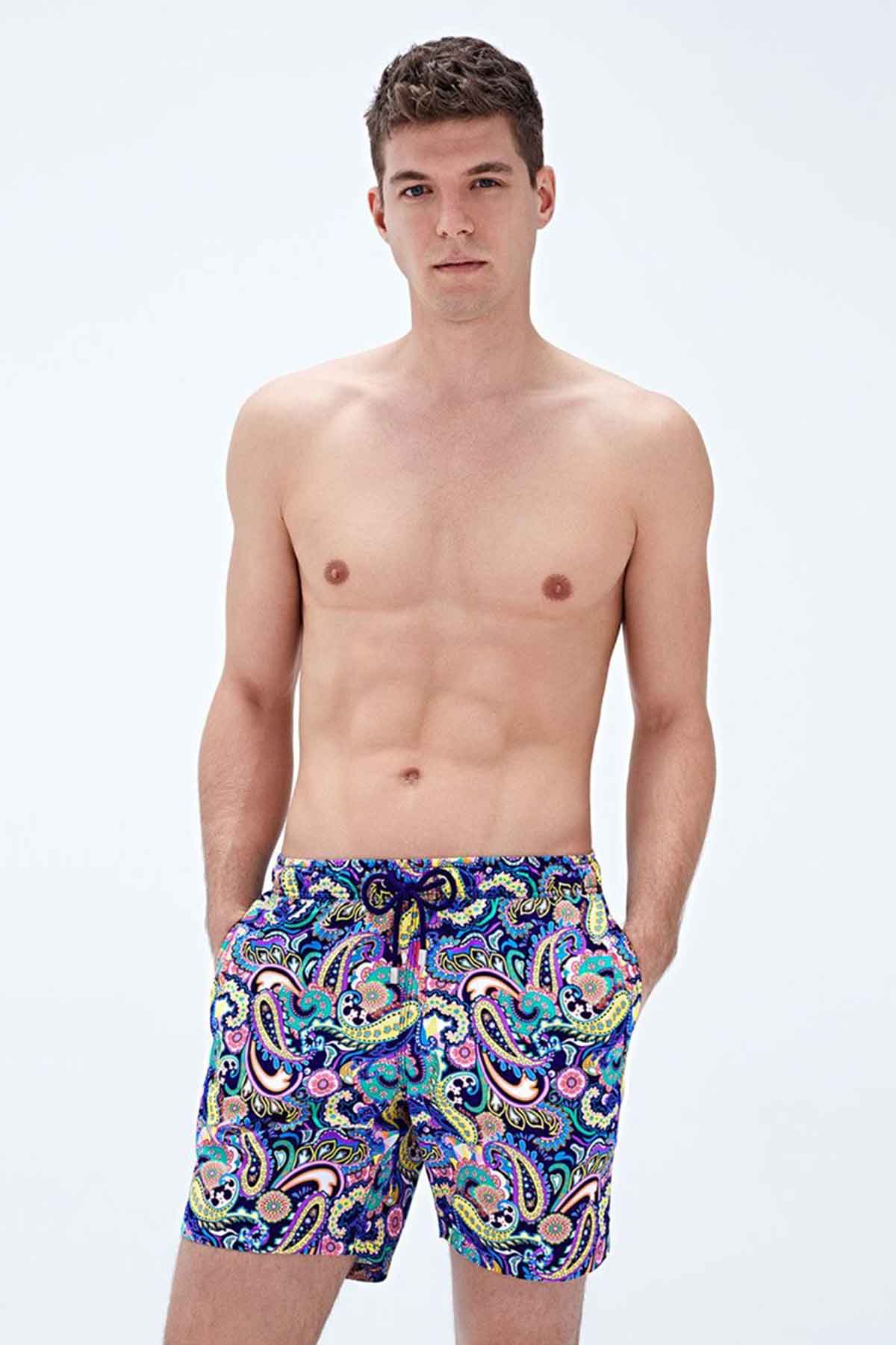 Bluemint Arthus Jazzy Paisley Şort Mayo-Libas Trendy Fashion Store