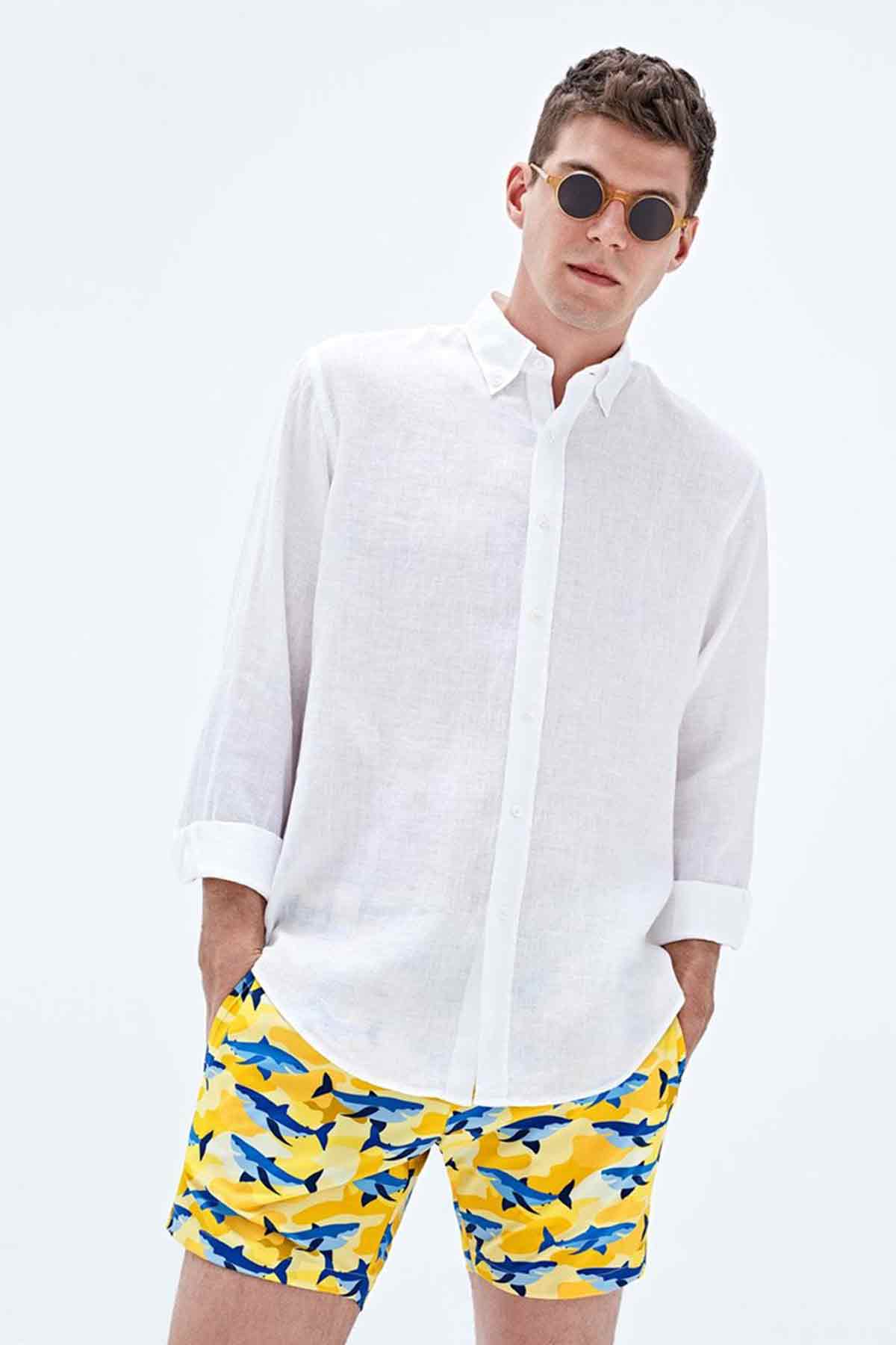 Bluemint Arthus Stretch Sunset Sharky Şort Mayo-Libas Trendy Fashion Store