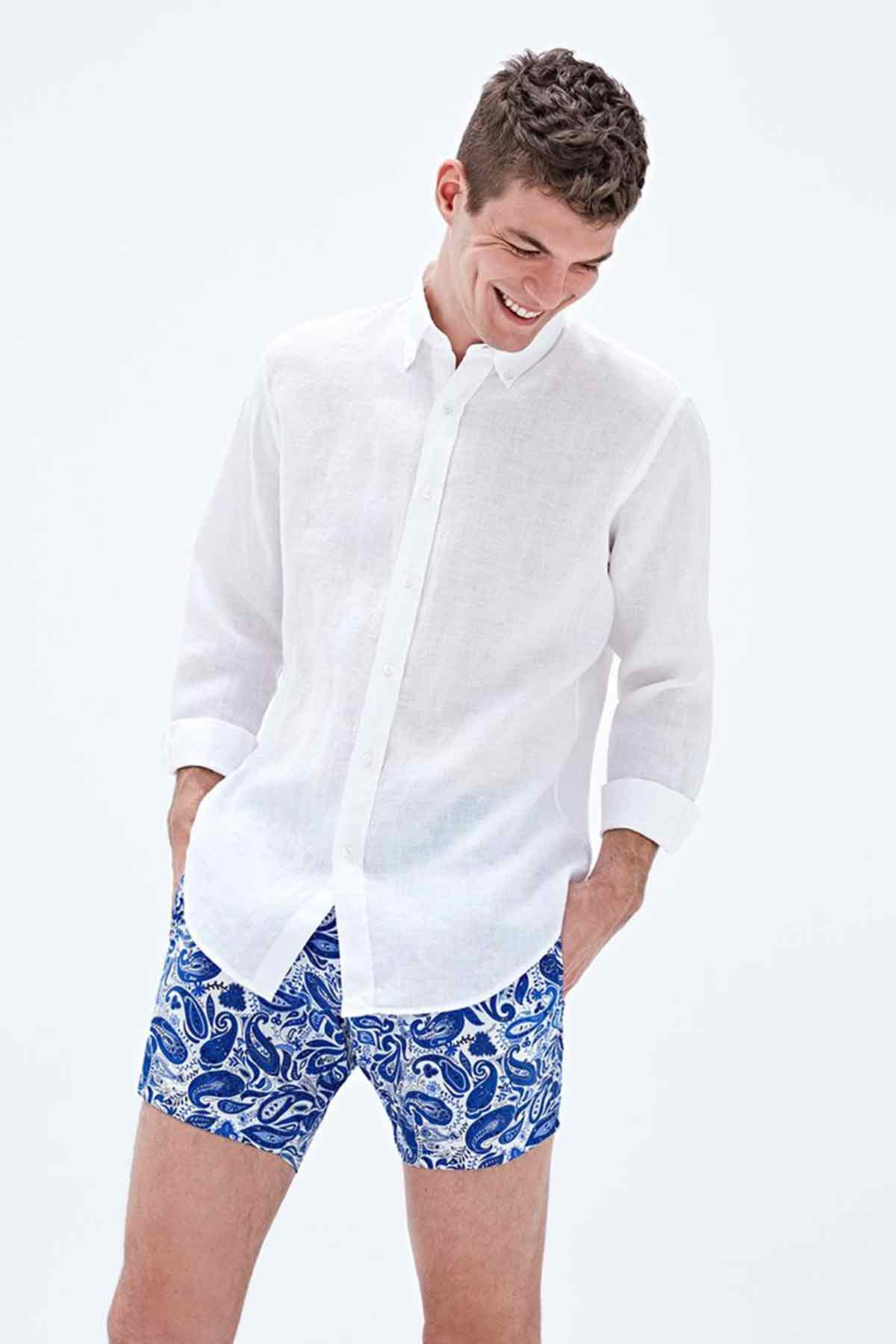 Bluemint Arthus Stretch Mono Mipa Şort Mayo-Libas Trendy Fashion Store