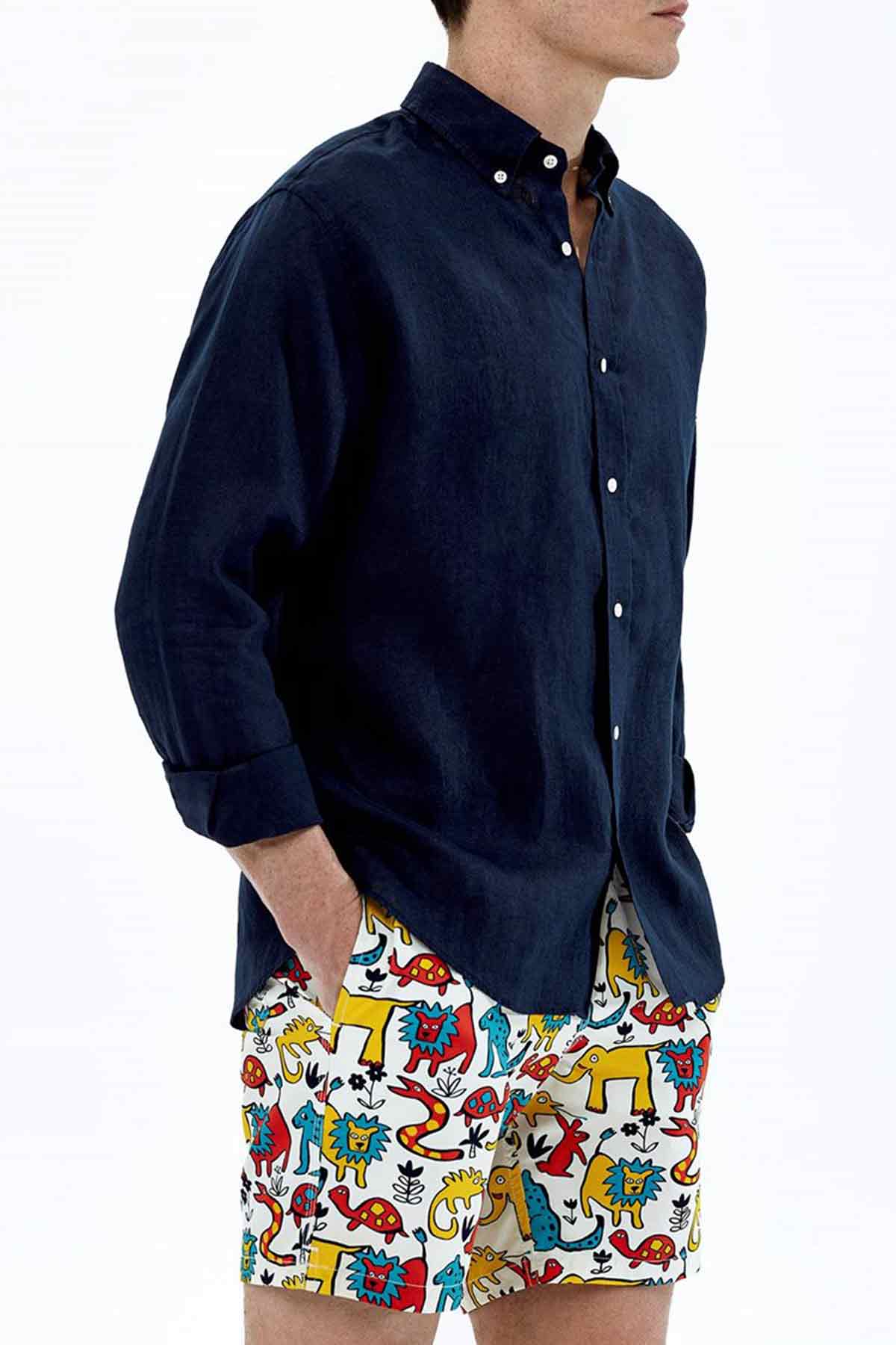 Bluemint Martin Comfort Fit Keten Gömlek-Libas Trendy Fashion Store