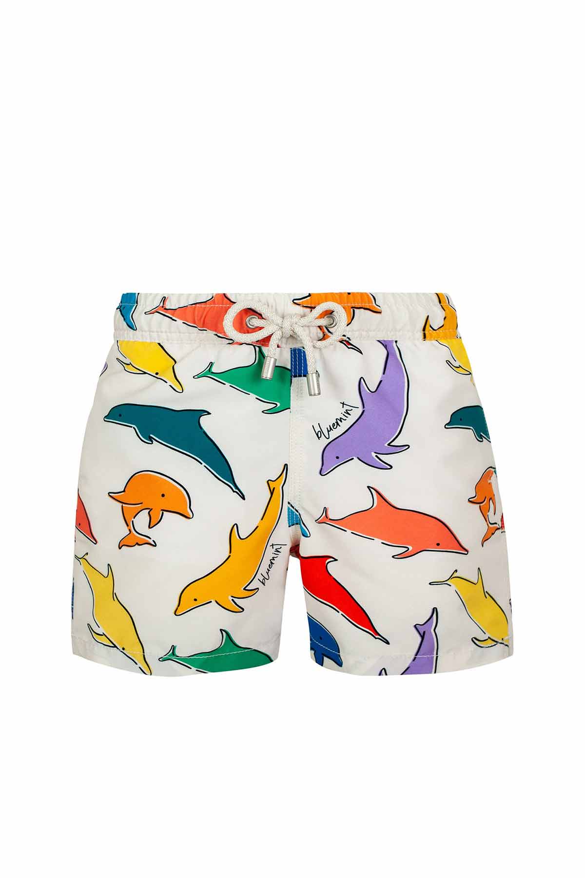 Bluemint 2-12 Yaş Erkek Çocuk Arthus Boy Colourful Dolphin Şort Mayo-Libas Trendy Fashion Store
