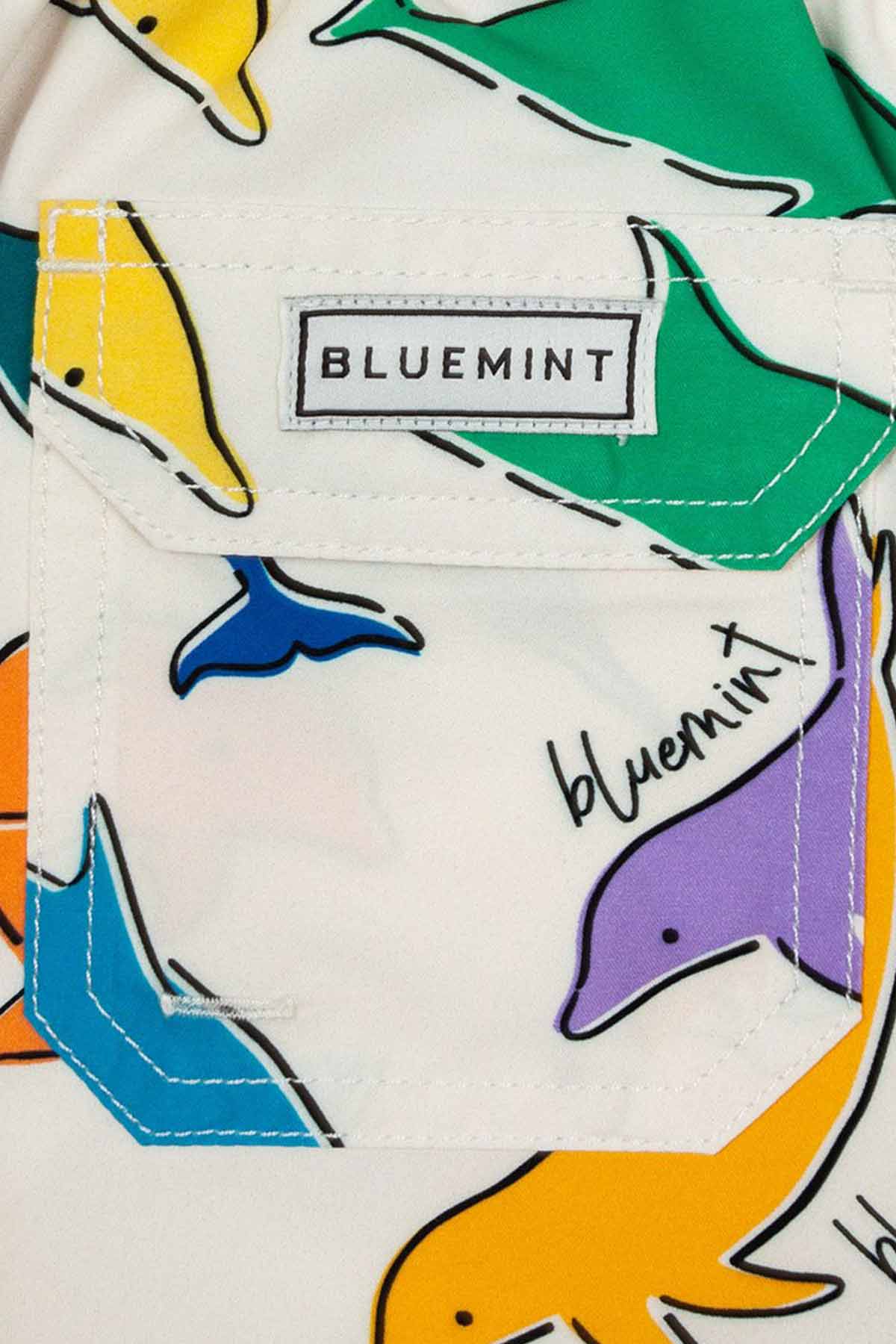 Bluemint 2-12 Yaş Erkek Çocuk Arthus Boy Colourful Dolphin Şort Mayo-Libas Trendy Fashion Store